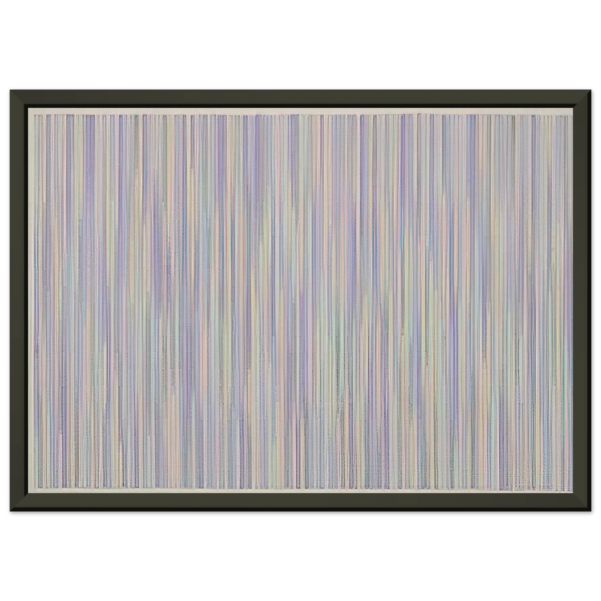 Gene Davis  Pocono  1984 Framed Art Print  - Aluminum Frame - 70x100 cm / 28x40 inches