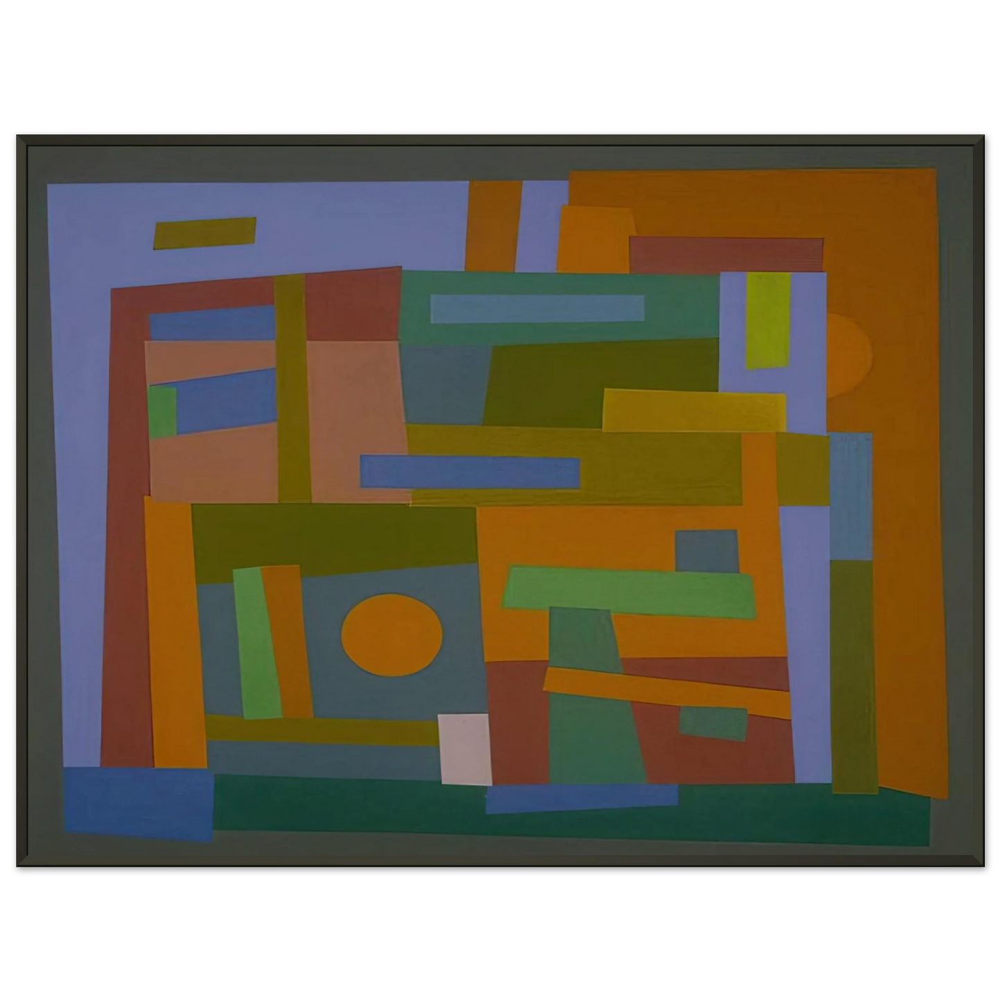 Ad Reinhardt Number 30 1938 Framed Art Print - Aluminum Frame - 60x80 cm / 24x32 inches