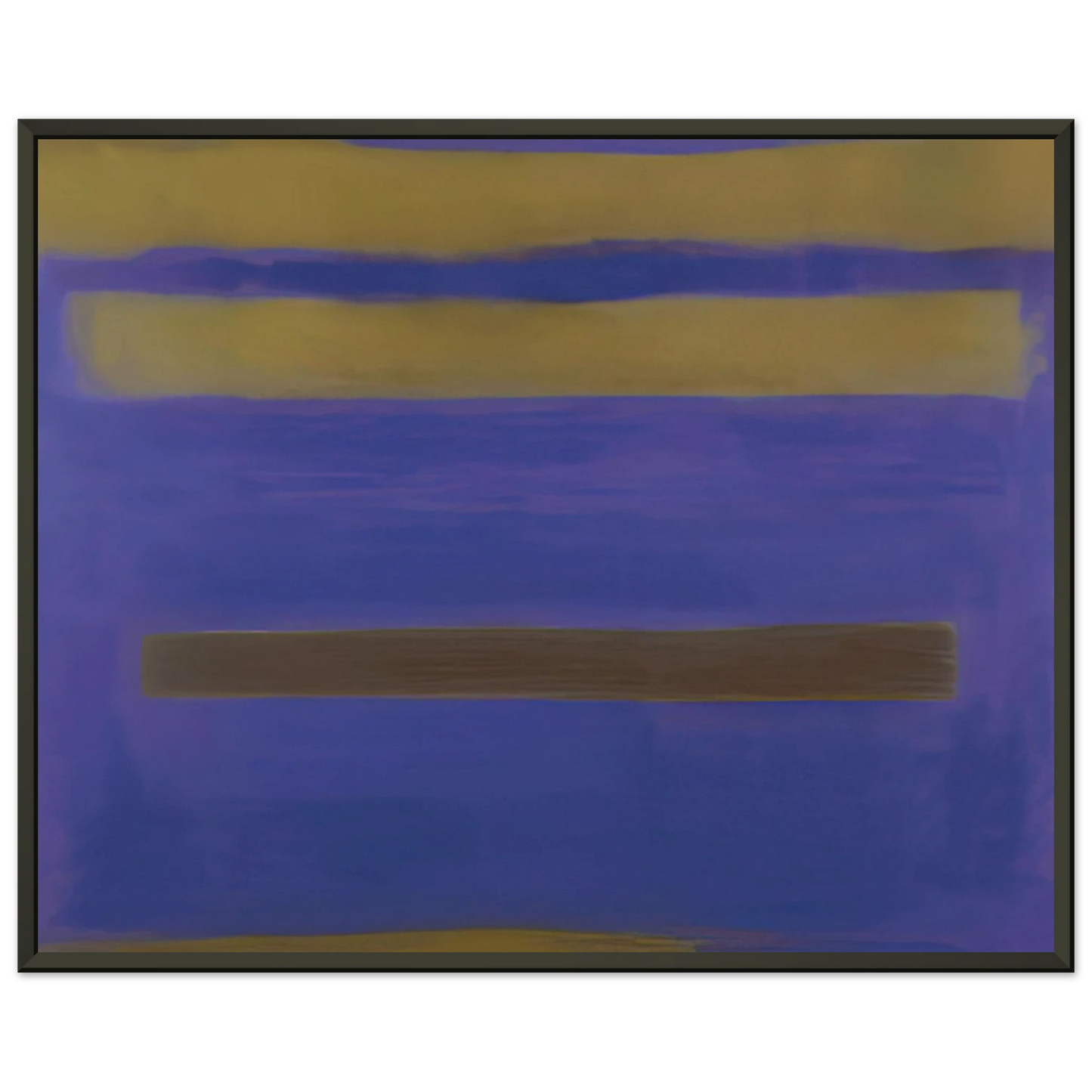 Esteban Vicente UNTITLED 1980 1 Framed Art Print - Aluminum Frame - 40x50 cm / 16x20 inches
