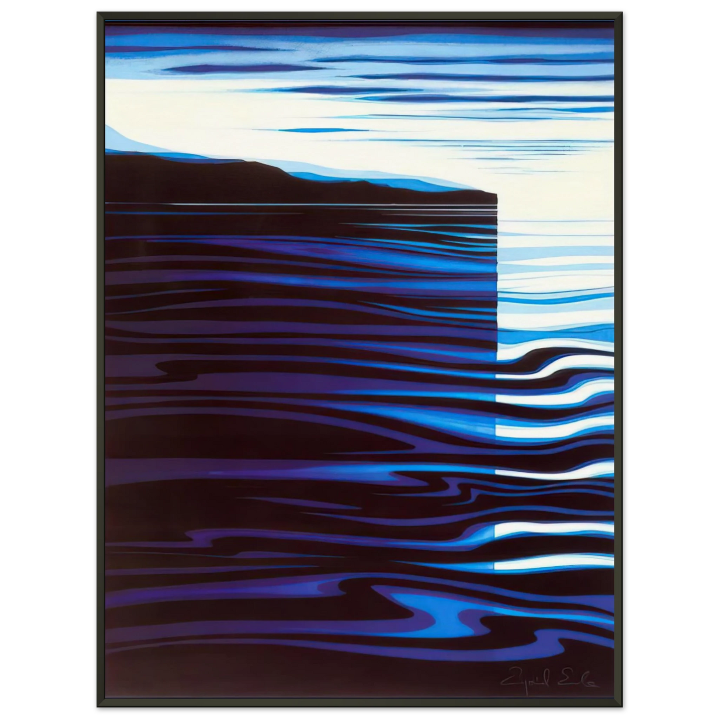 Eyvind Earle  Reflections Framed Art Print  - Aluminum Frame - 40x50 cm / 16x20 inches