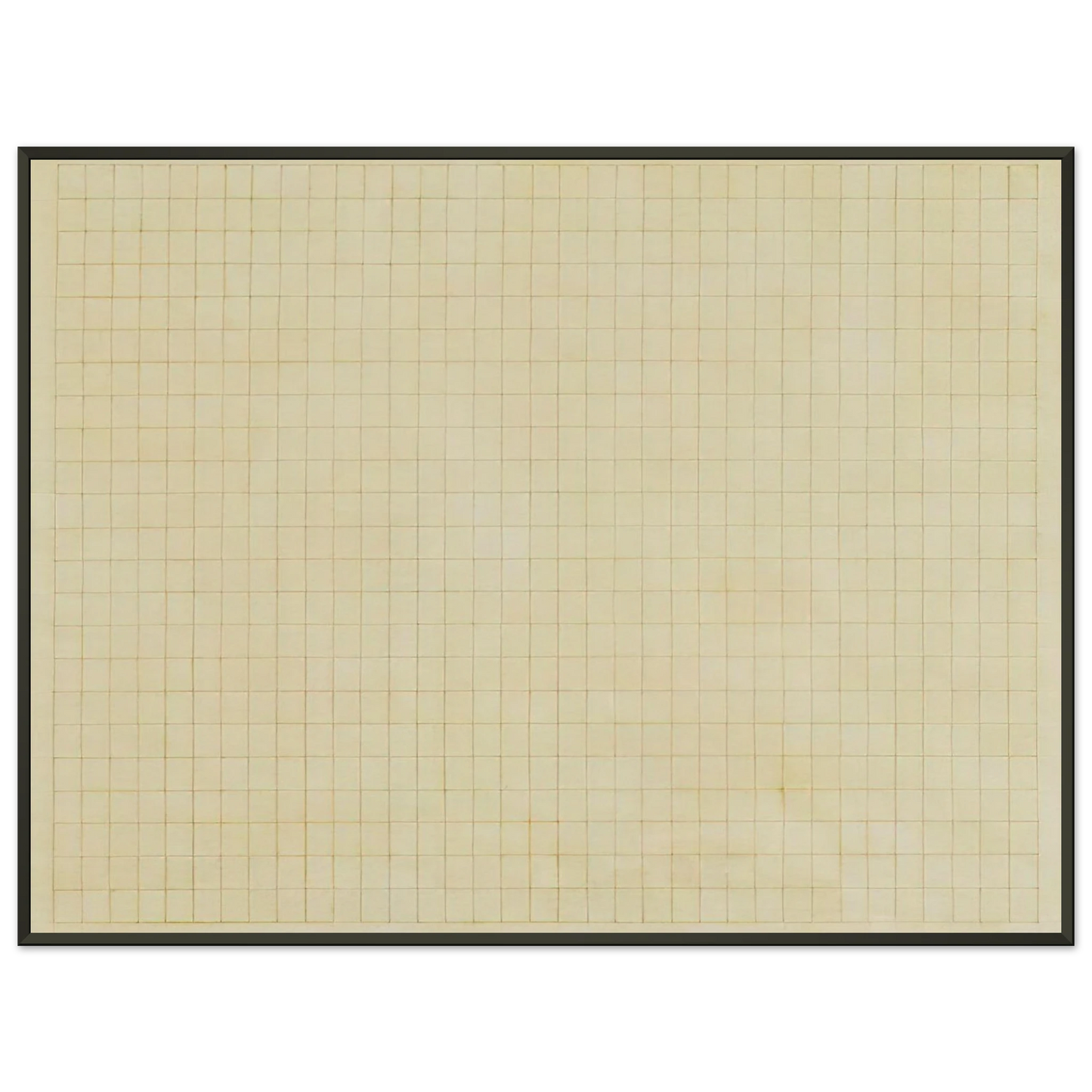 Agnes Martin The Harvest Framed Art Print - Aluminum Frame - 70x100 cm / 28x40 inches