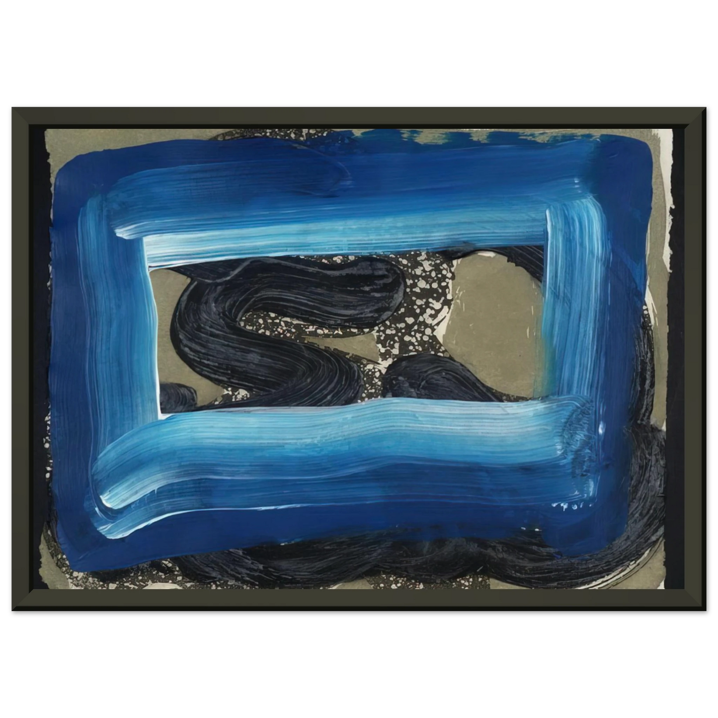 Howard Hodgkin Seafood 2001 Framed Art Print - Aluminum Frame - 60x80 cm / 24x32 inches