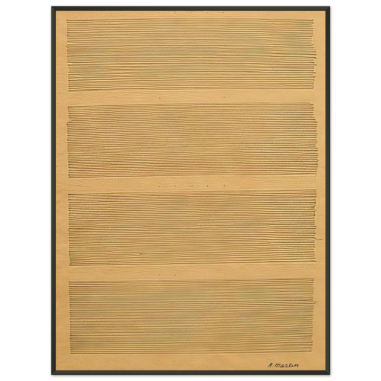 Agnes Martin Morning Star Framed Art Print - Aluminum Frame - 40x50 cm / 16x20 inches