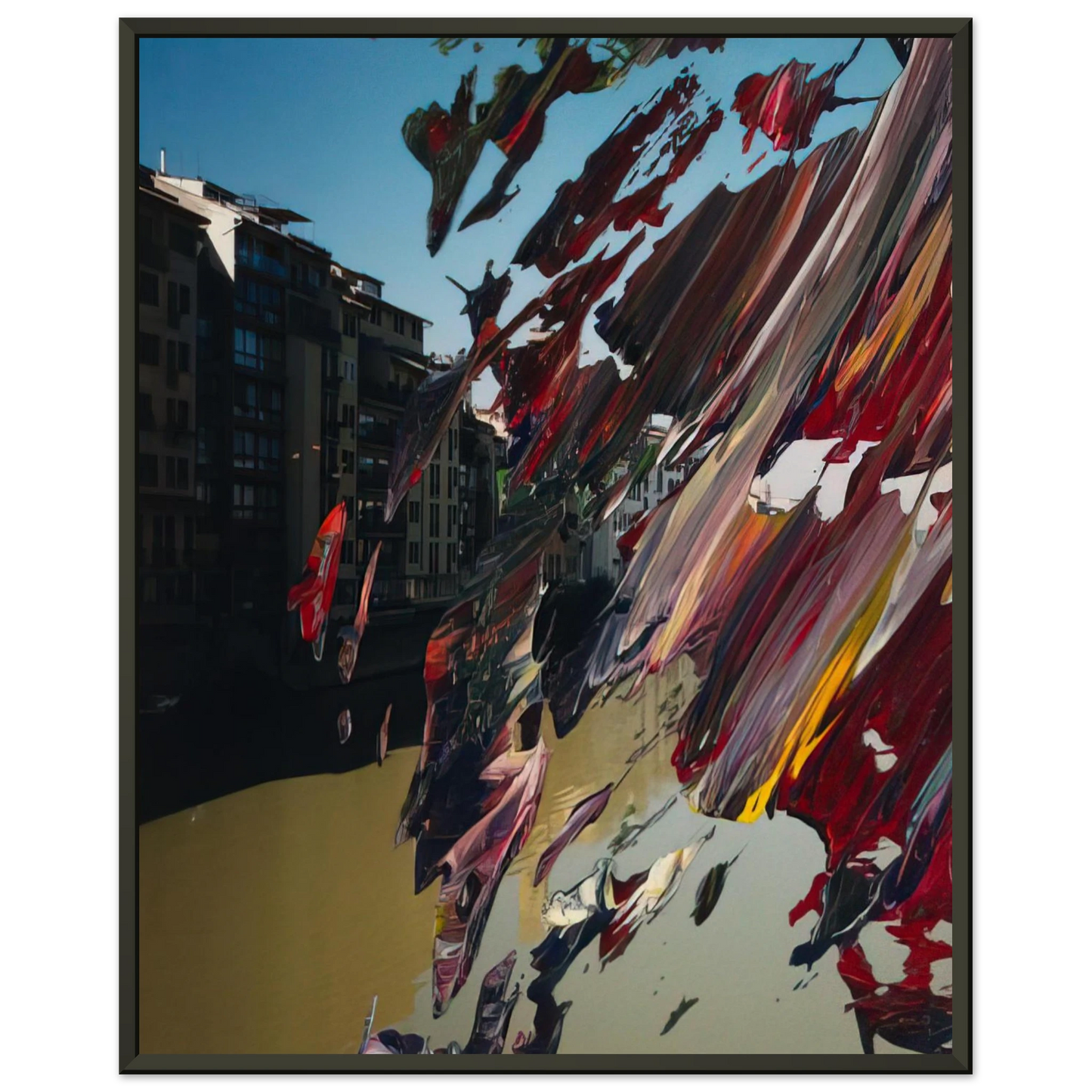 Gerhard Richter FIRENZE Framed Art Print - Aluminum Frame - 40x50 cm / 16x20 inches
