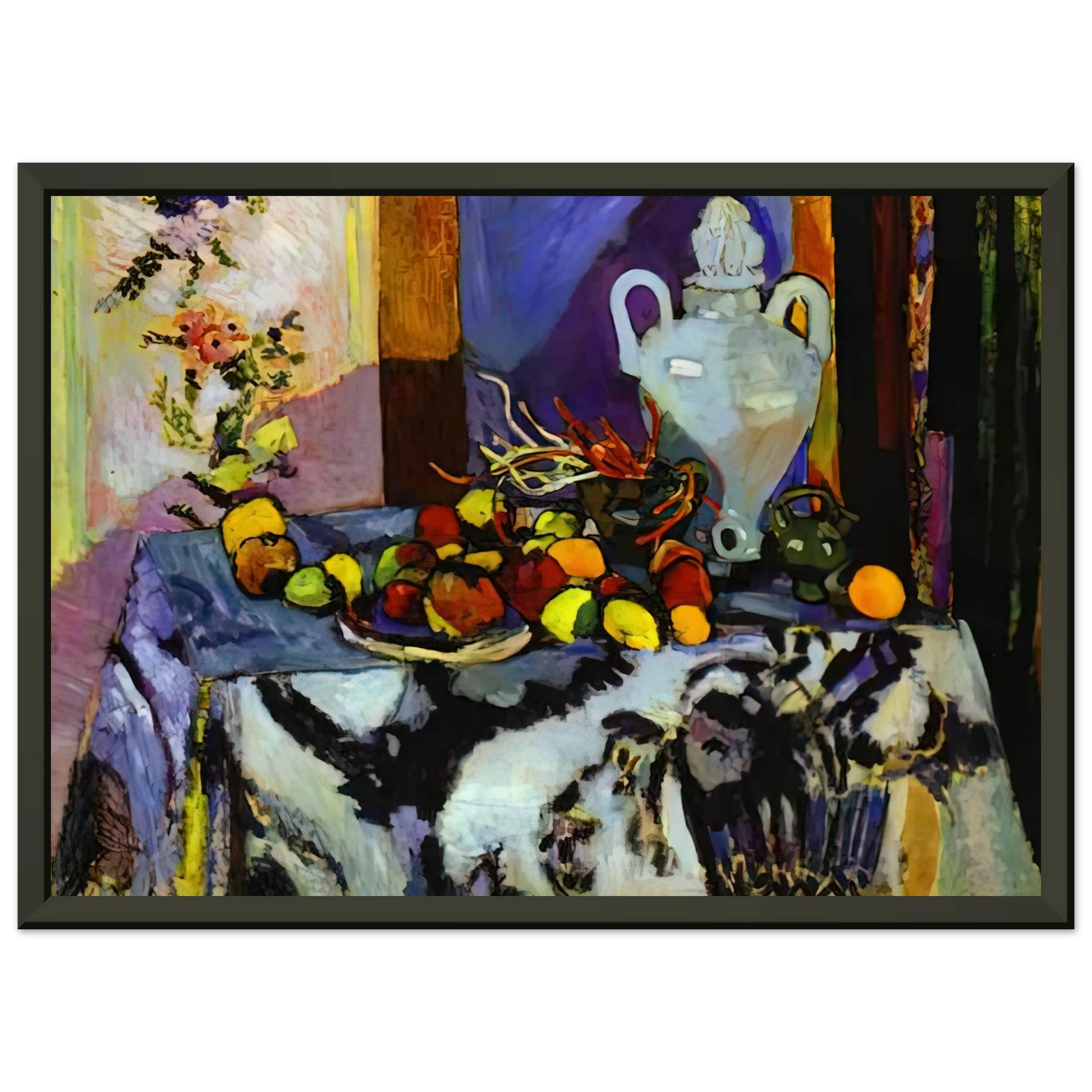 Henri Matisse  BLUE STILL LIFE Framed Art Print  - Aluminum Frame - 60x80 cm / 24x32 inches