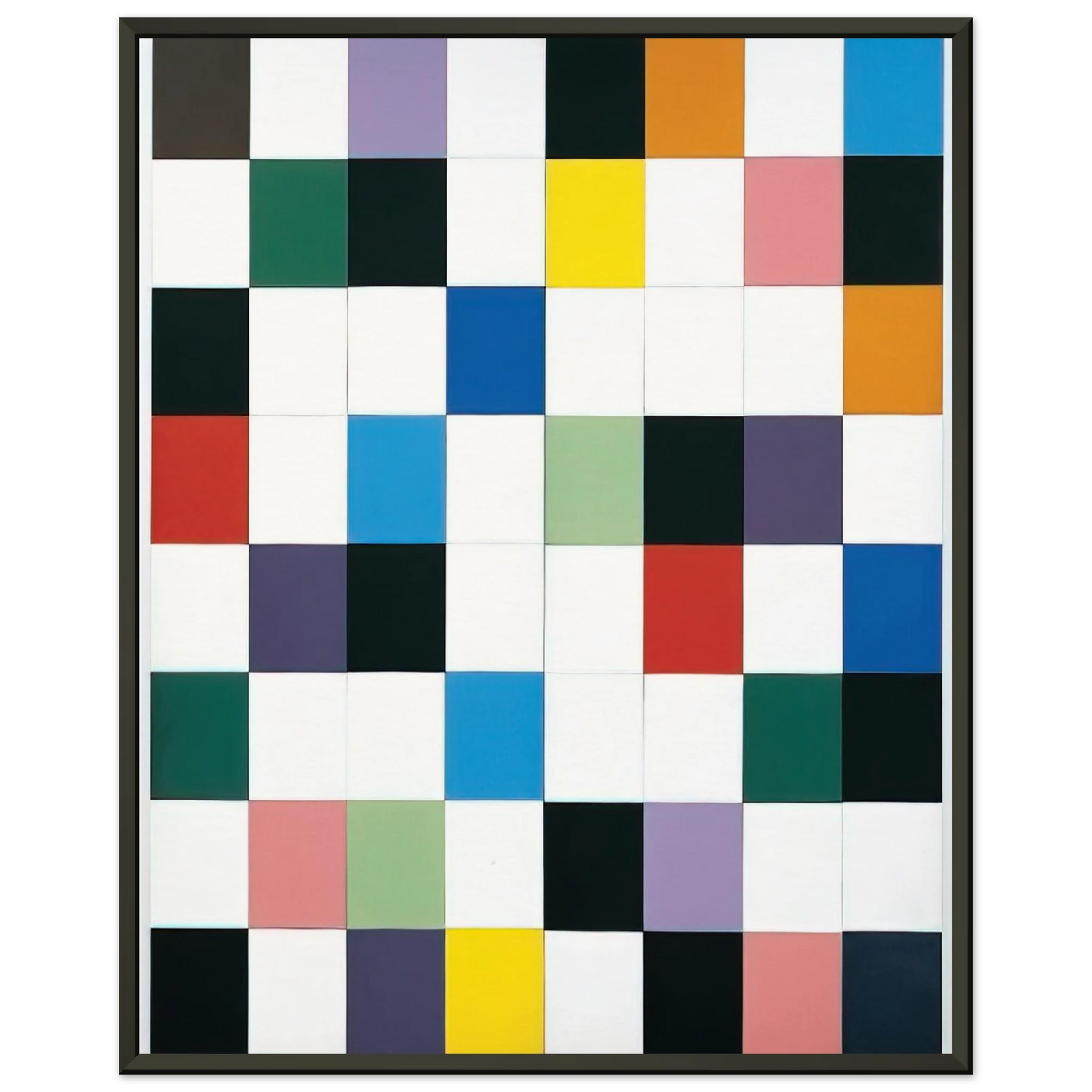 Ellsworth Kelly Colors for a Large Wall Framed Art Print - Aluminum Frame - 60x80 cm / 24x32 inches