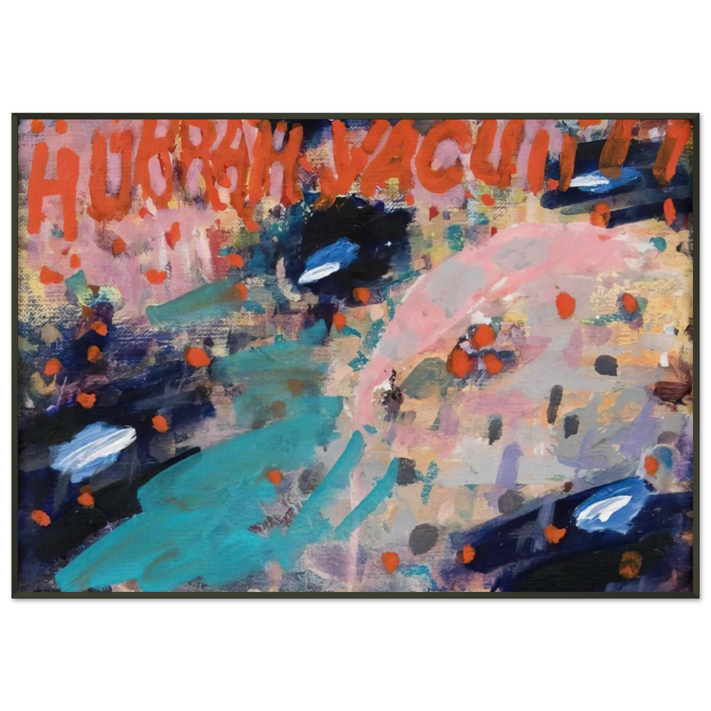 Paul Thek Hurrah Vacuii 1988 Framed Art Print - Aluminum Frame - 21x29.7 cm / 8x12"