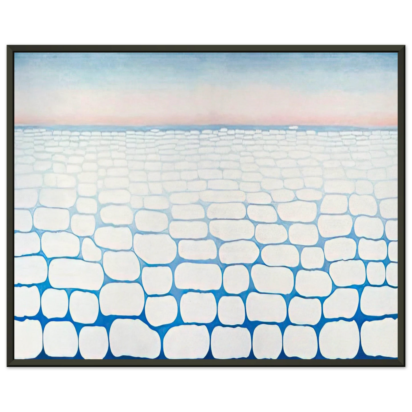 Georgia OKeeffe Sky Above Clouds IV Framed Art Print - Aluminum Frame - 70x100 cm / 28x40 inches