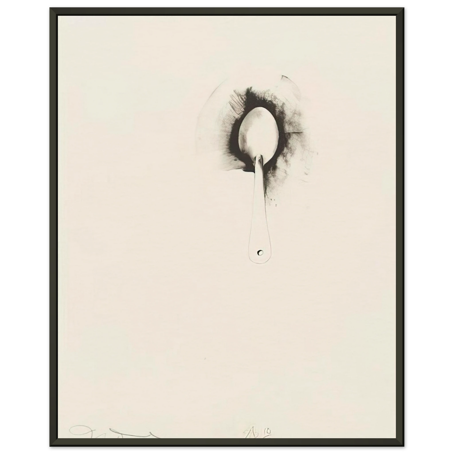 Jim Dine UNTITLED FROM TEN WINTER TOOLS 1973 6 Framed Art Print - Aluminum Frame - 40x50 cm / 16x20 inches