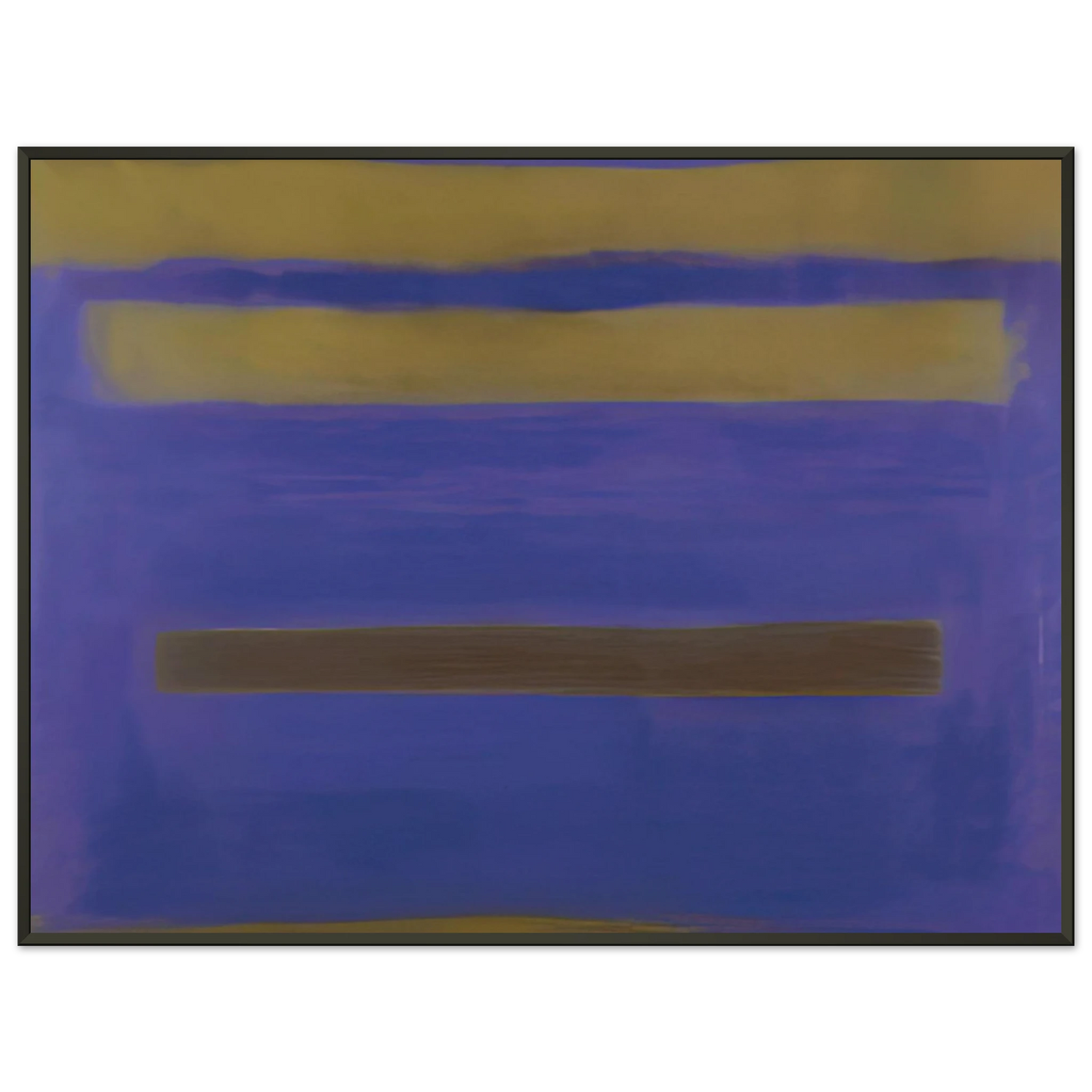 Esteban Vicente UNTITLED 1980 1 Framed Art Print - Aluminum Frame - 60x80 cm / 24x32 inches