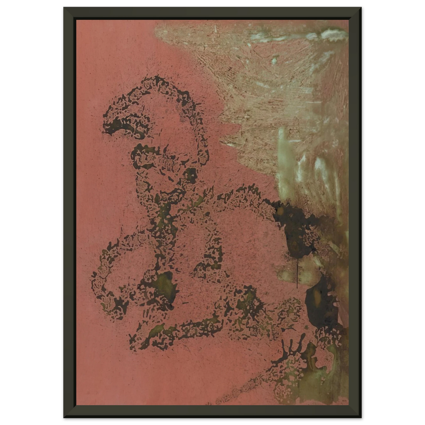Andy Warhol Oxidation Painting Framed Art Print - Aluminum Frame - 70x100 cm / 28x40 inches