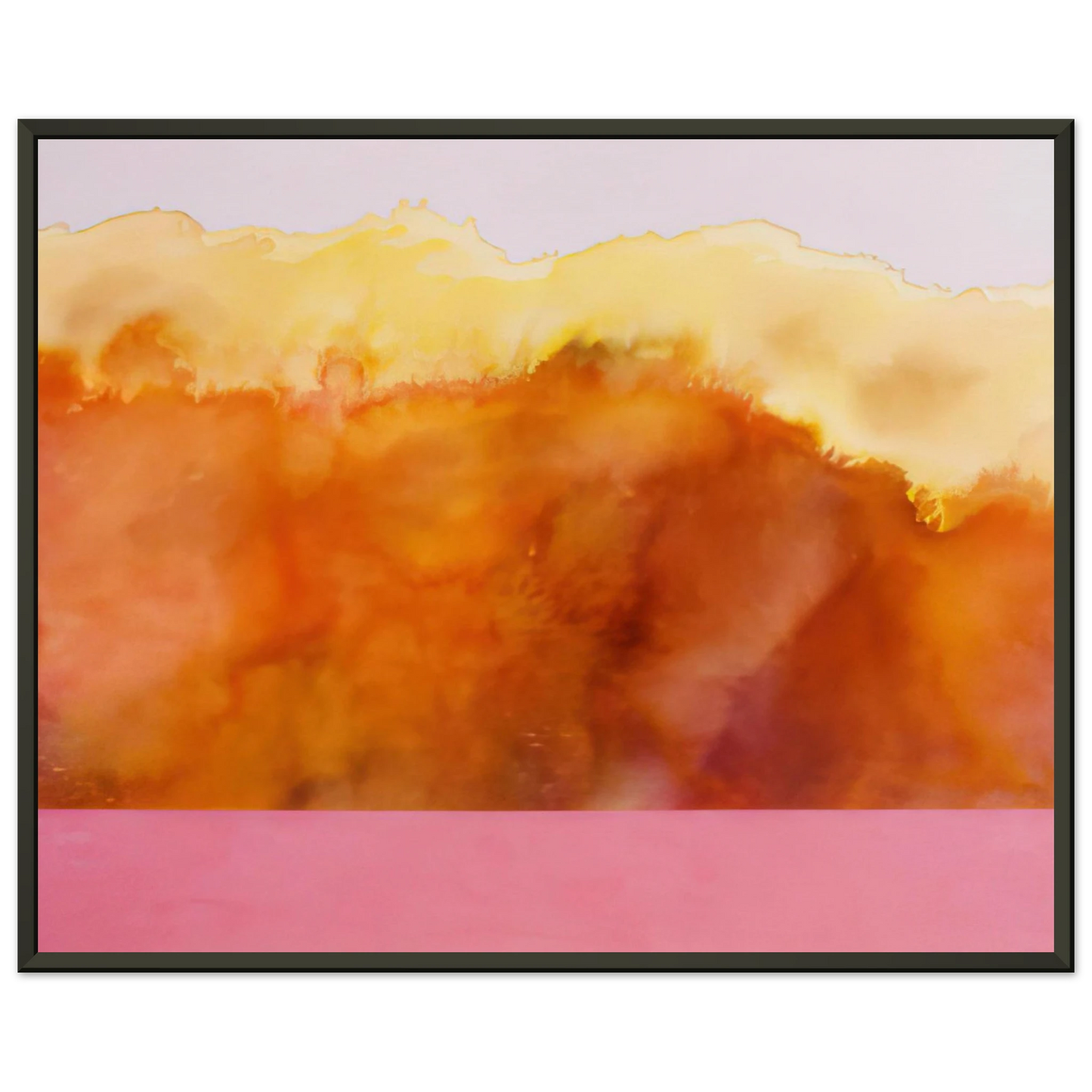 Ronnie Landfield For John Keats 1978 Framed Art Print - Aluminum Frame - 70x100 cm / 28x40 inches