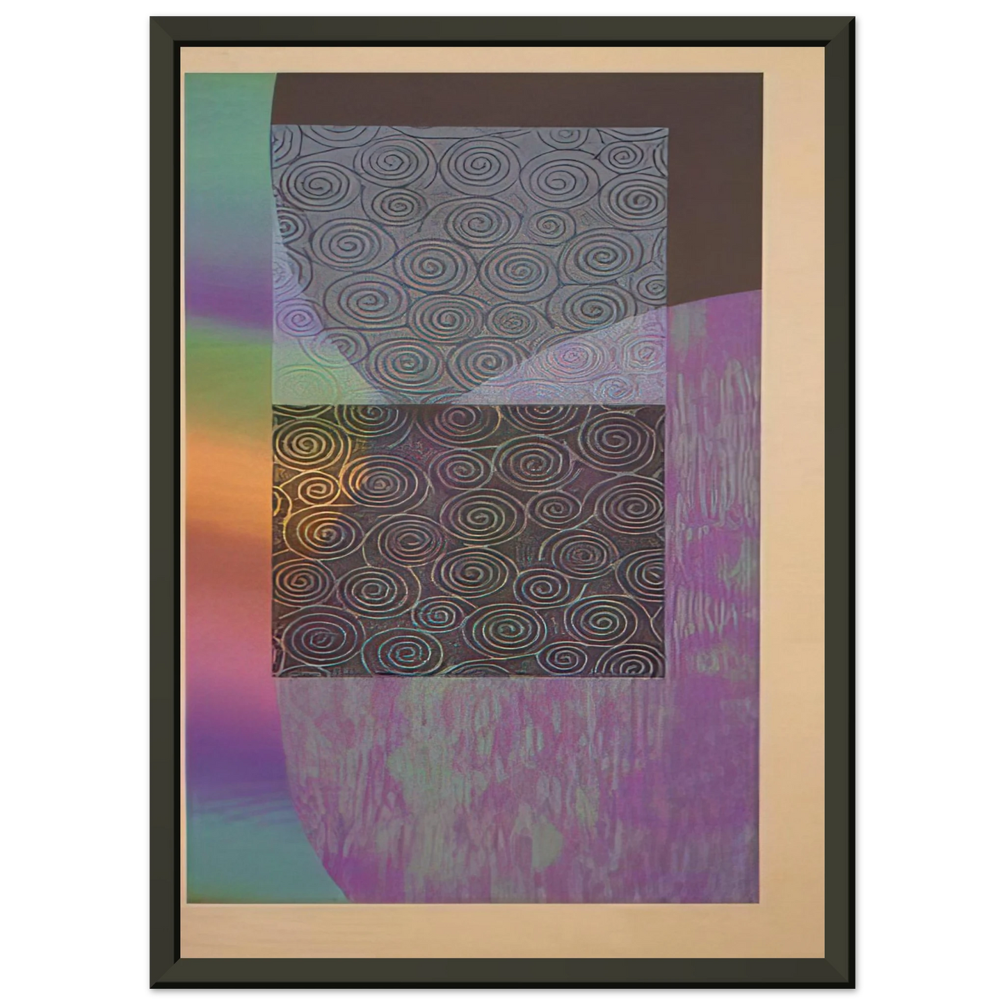 Sam Gilliam Recitals Framed Art Print - Aluminum Frame - 70x100 cm / 28x40 inches