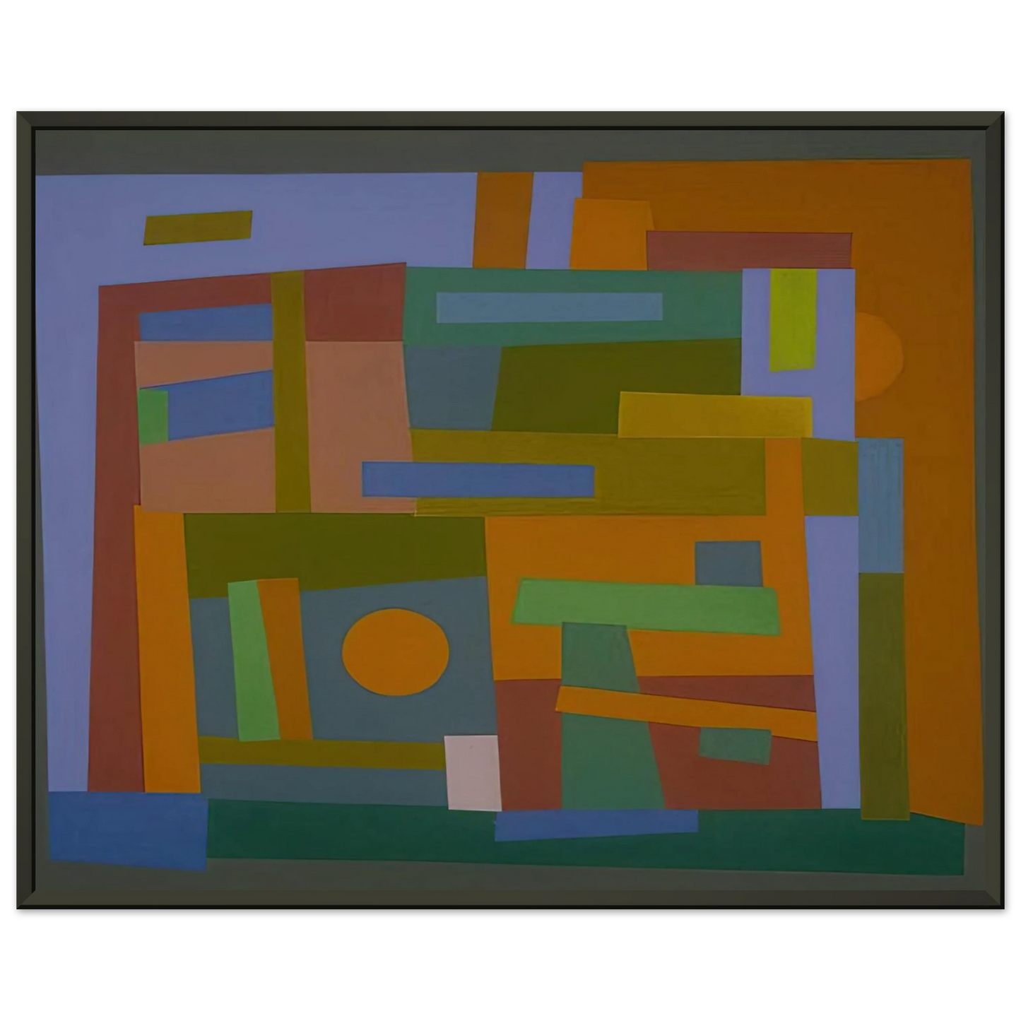 Ad Reinhardt Number 30 1938 Framed Art Print - Aluminum Frame - 70x100 cm / 28x40 inches
