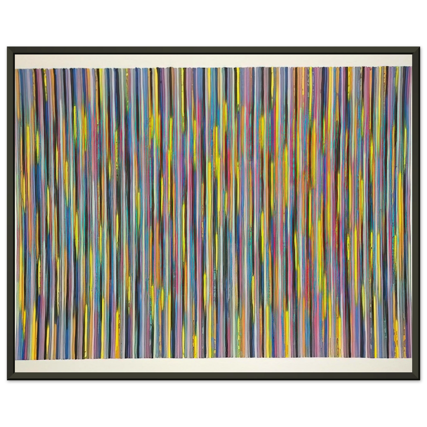 Gene Davis Joy Ride 1981 Framed Art Print - Aluminum Frame - 60x80 cm / 24x32 inches