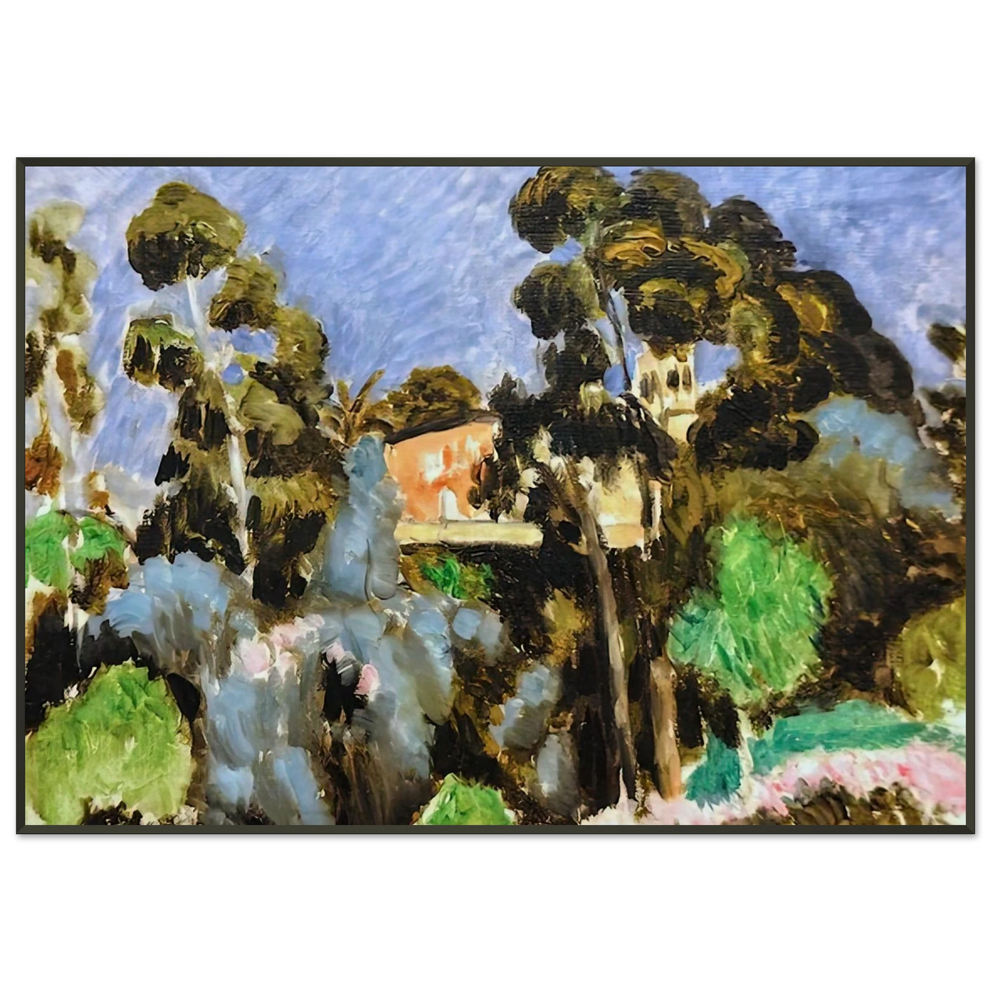 Henri Matisse EUCALYPTUS MONT ALBAN 1918 Framed Art Print - Aluminum Frame - 21x29.7 cm / 8x12"