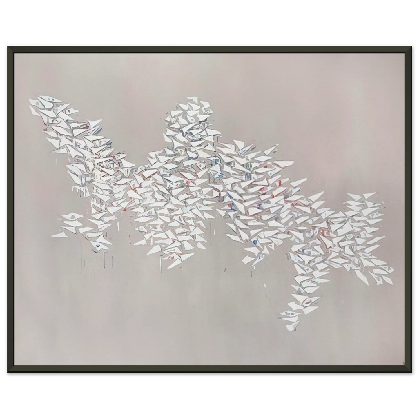 Robert Goodnough Motion II 1981 Framed Art Print - Aluminum Frame - 60x80 cm / 24x32 inches