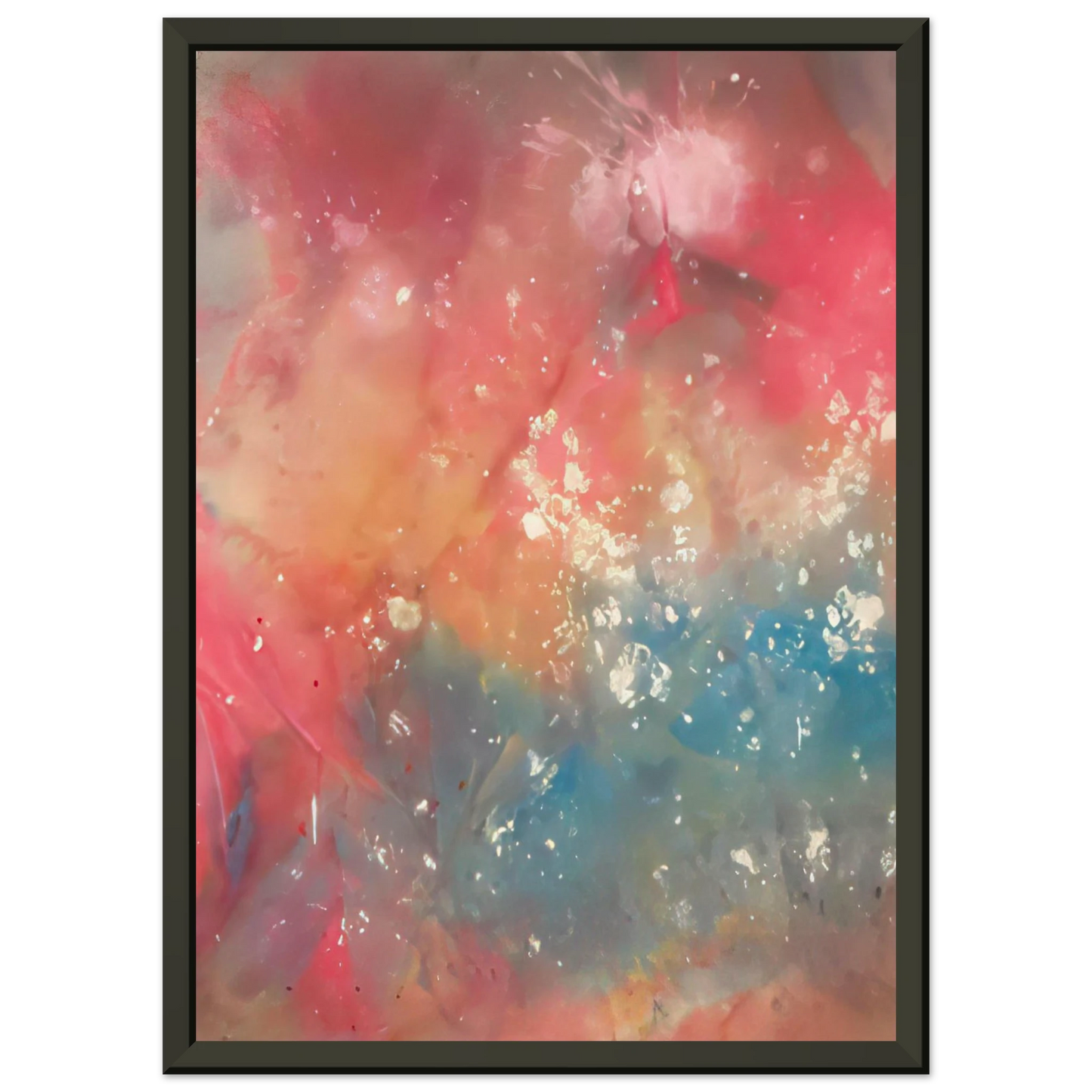 Sam Gilliam Untitled Framed Art Print - Aluminum Frame - 60x80 cm / 24x32 inches