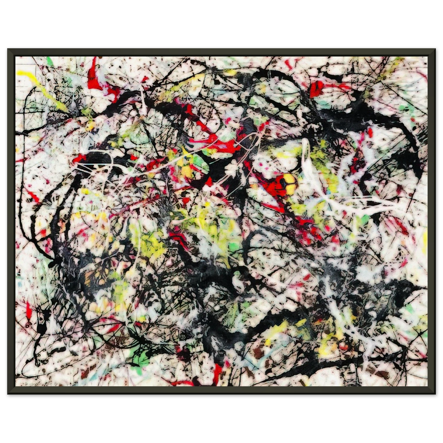 Jackson Pollock NUMBER 48 1949 Framed Art Print - Aluminum Frame - 60x80 cm / 24x32 inches