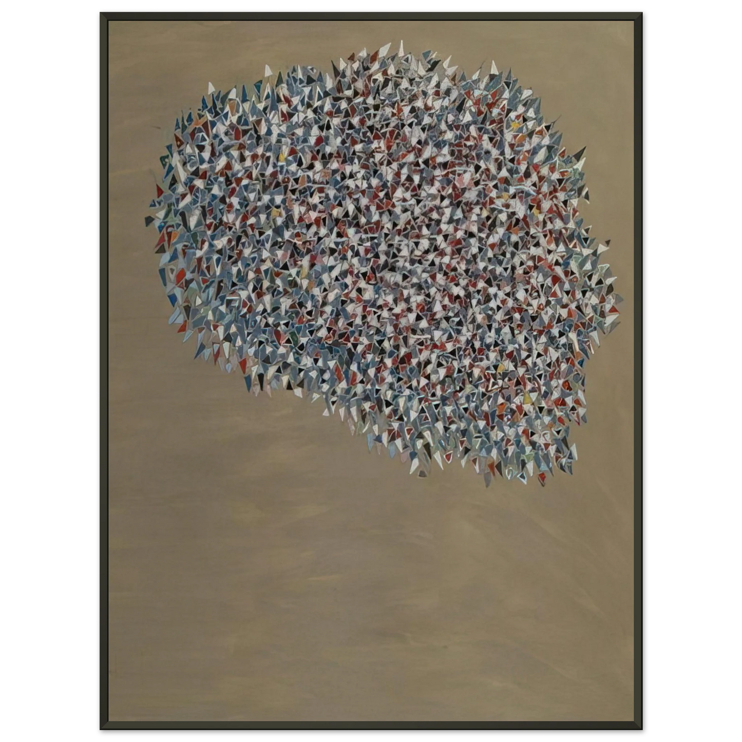 Robert Goodnough Untitled 1980 Framed Art Print - Aluminum Frame - 40x50 cm / 16x20 inches
