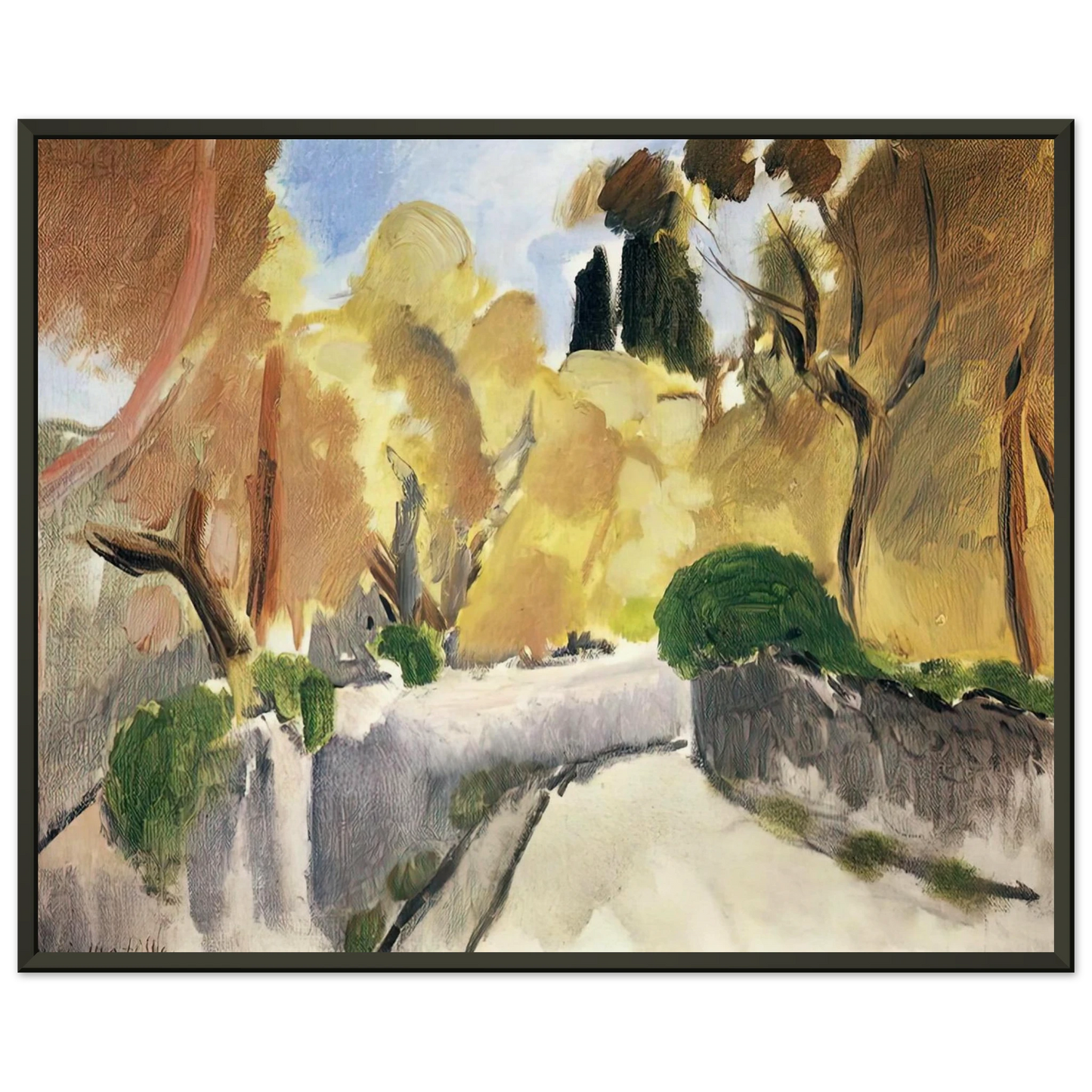Henri Matisse LANDSCAPE 2 Framed Art Print - Aluminum Frame - 60x80 cm / 24x32 inches