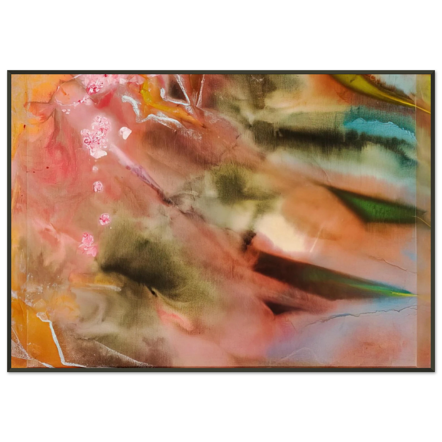 Sam Gilliam Loon Framed Art Print - Aluminum Frame - 21x29.7 cm / 8x12"