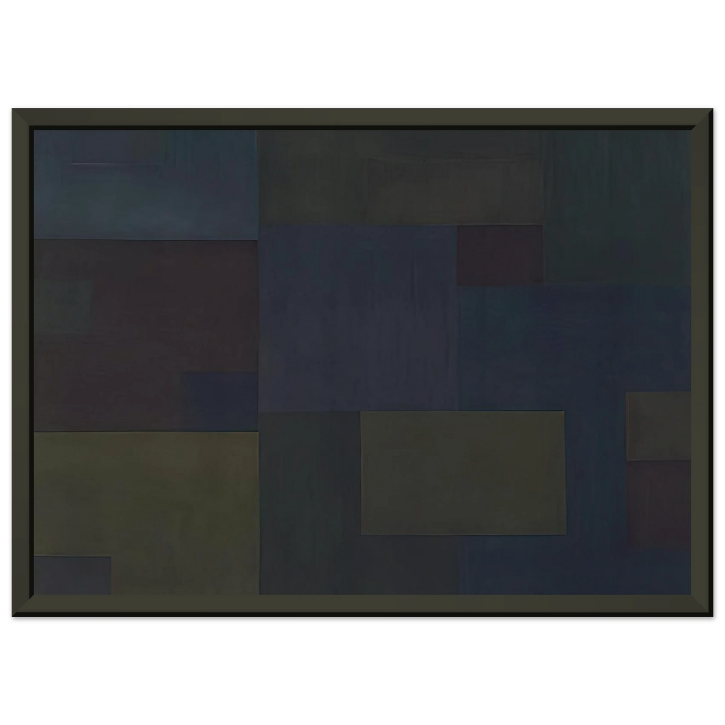 Ad Reinhardt Number 17 1953 Framed Art Print - Aluminum Frame - 60x80 cm / 24x32 inches