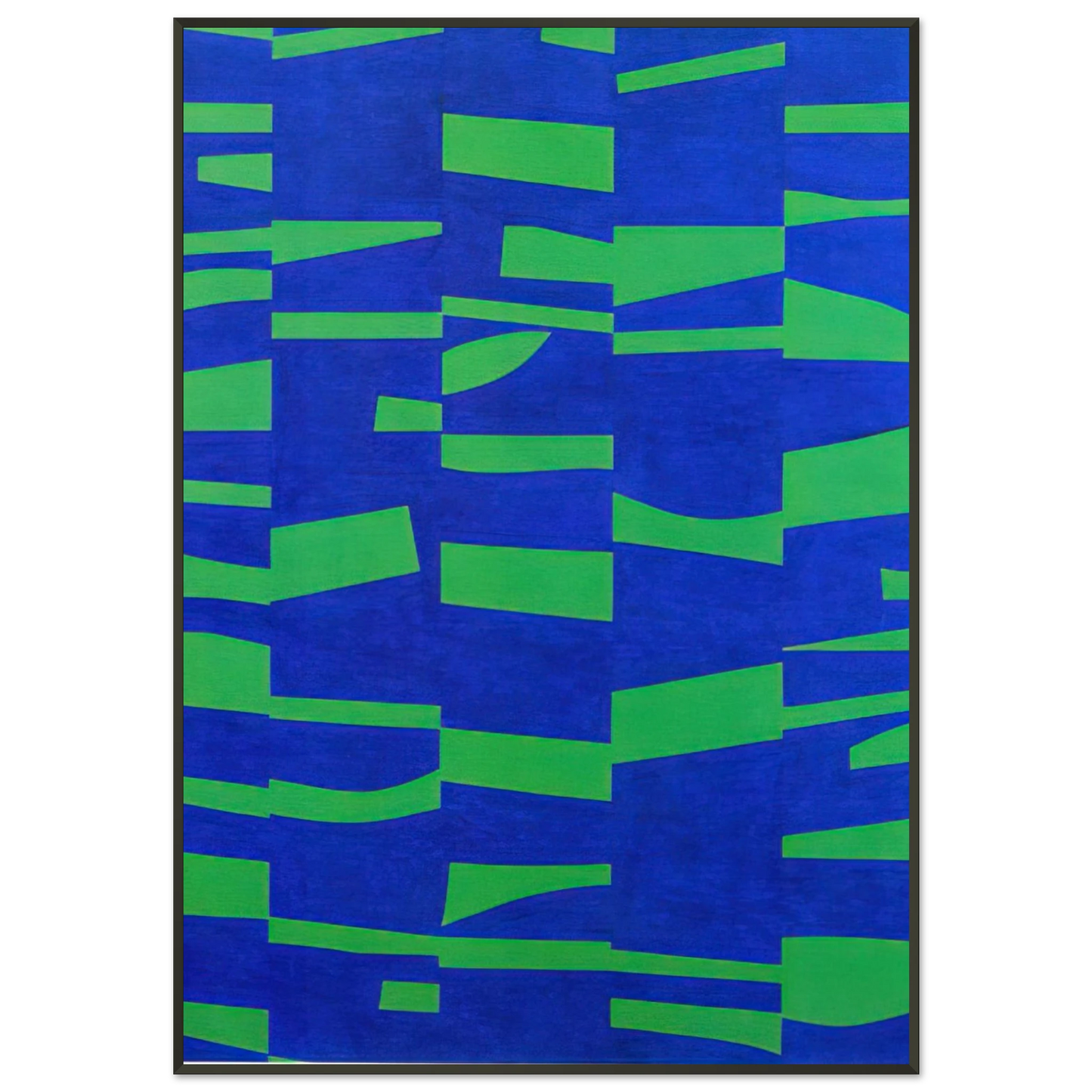 Ellsworth Kelly The Meschers Framed Art Print - Aluminum Frame - 21x29.7 cm / 8x12"