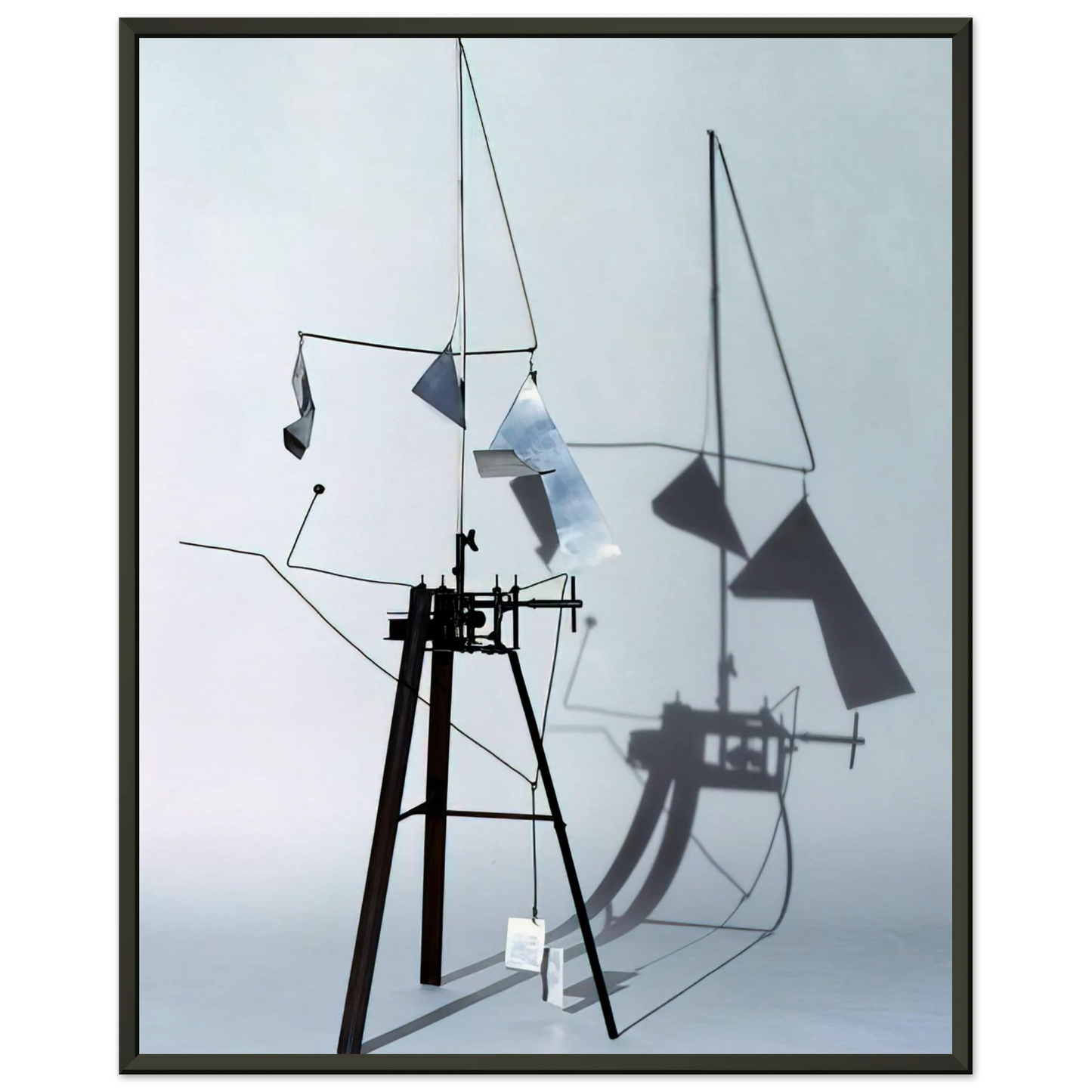Bruno Munari Useless Machine Arrhythmic Carousel 1953 Framed Art Print - Aluminum Frame - 40x50 cm / 16x20 inches