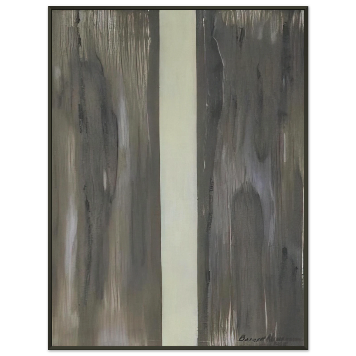Barnett Newman Moment Framed Art Print - Aluminum Frame - 40x50 cm / 16x20 inches