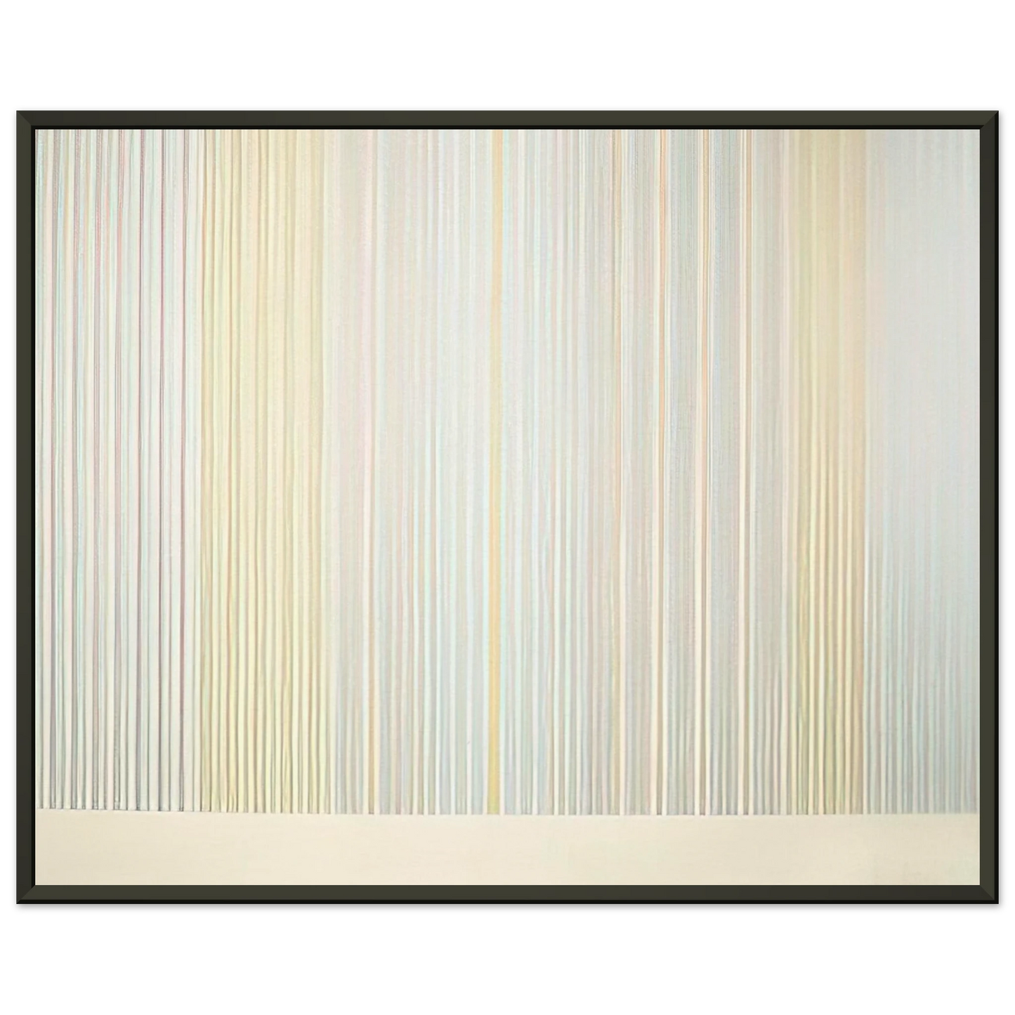 Gene Davis Renoirs Curtain 1977 Framed Art Print - Aluminum Frame - 70x100 cm / 28x40 inches