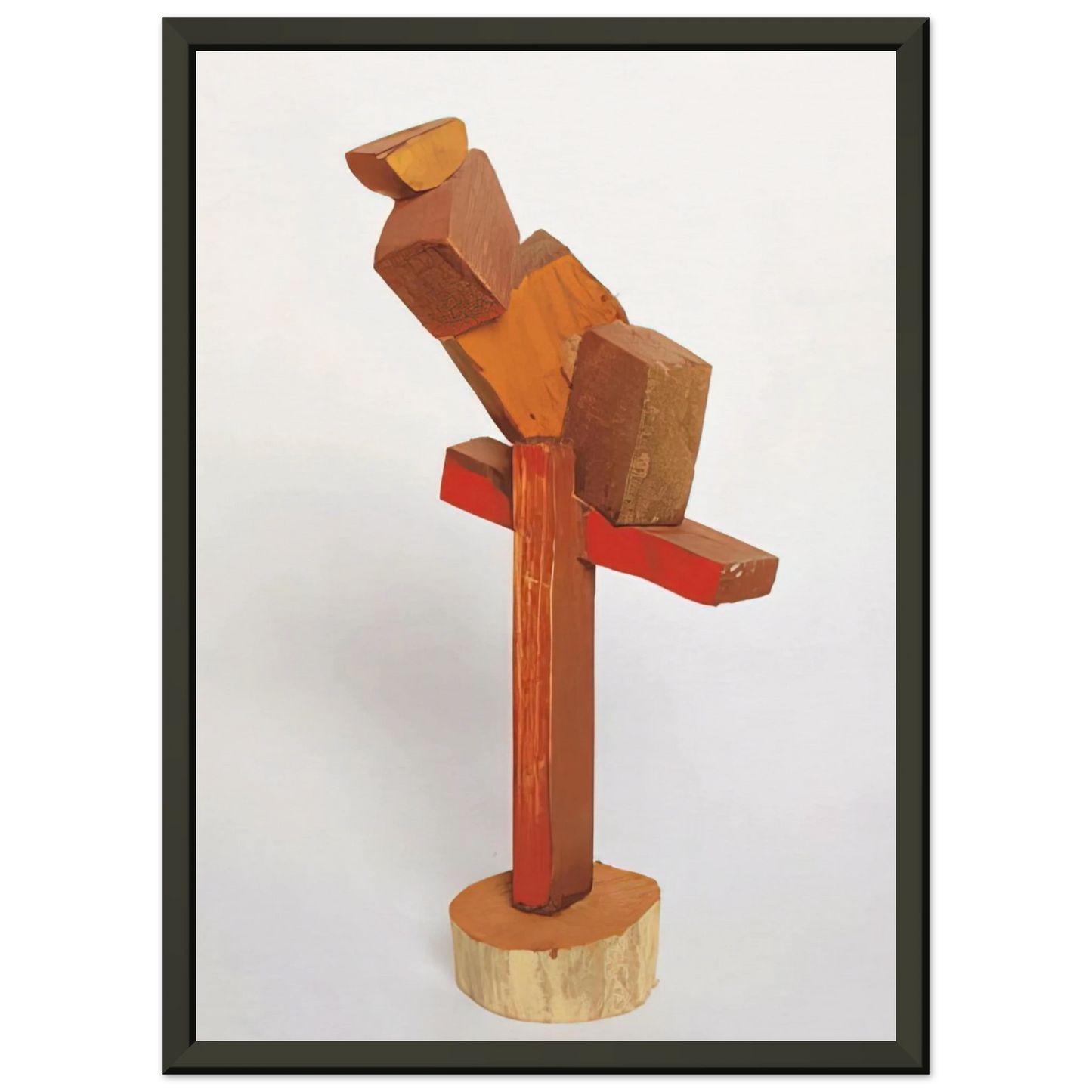 Esteban Vicente DIVERTIMENTO 1997 Framed Art Print - Aluminum Frame - 60x80 cm / 24x32 inches