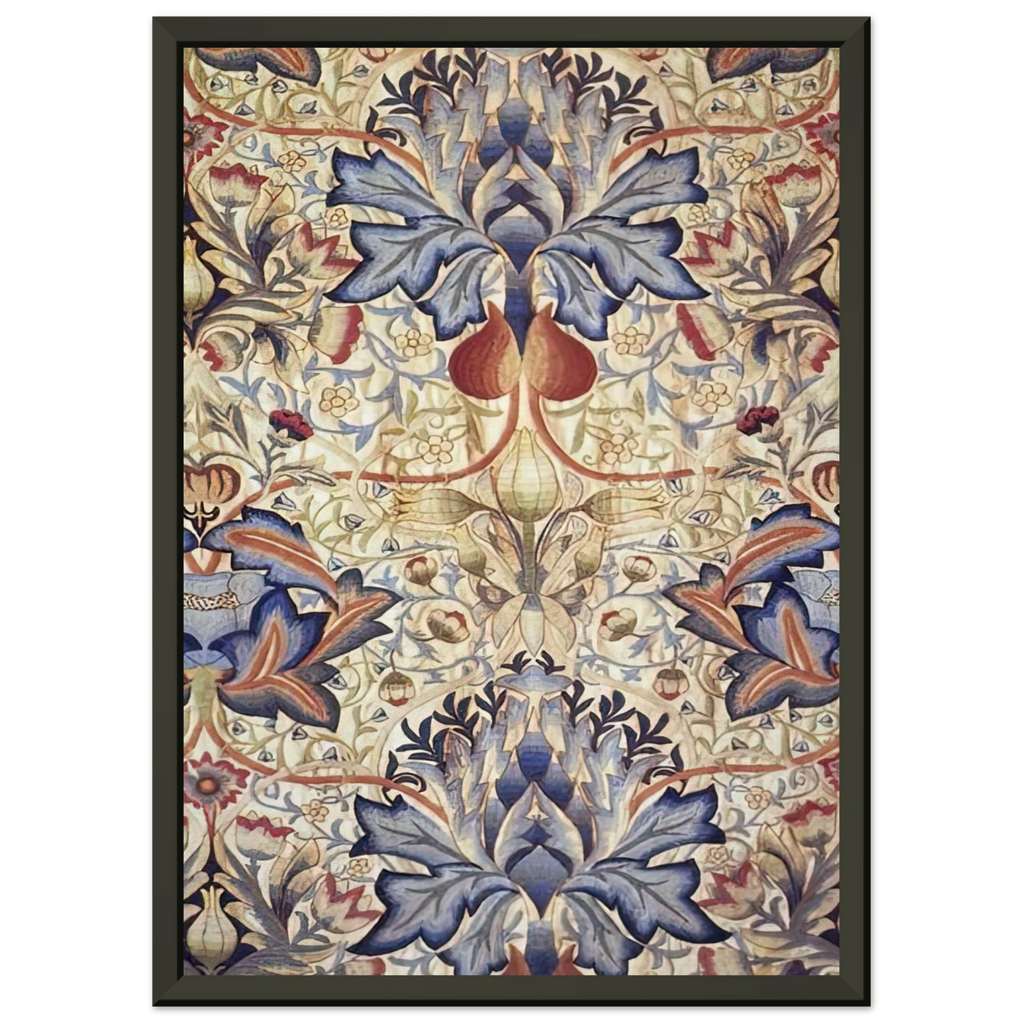 William Morris ACANTHUS EMBROIDERED PANEL 1890 Framed Art Print - Aluminum Frame - 60x80 cm / 24x32 inches