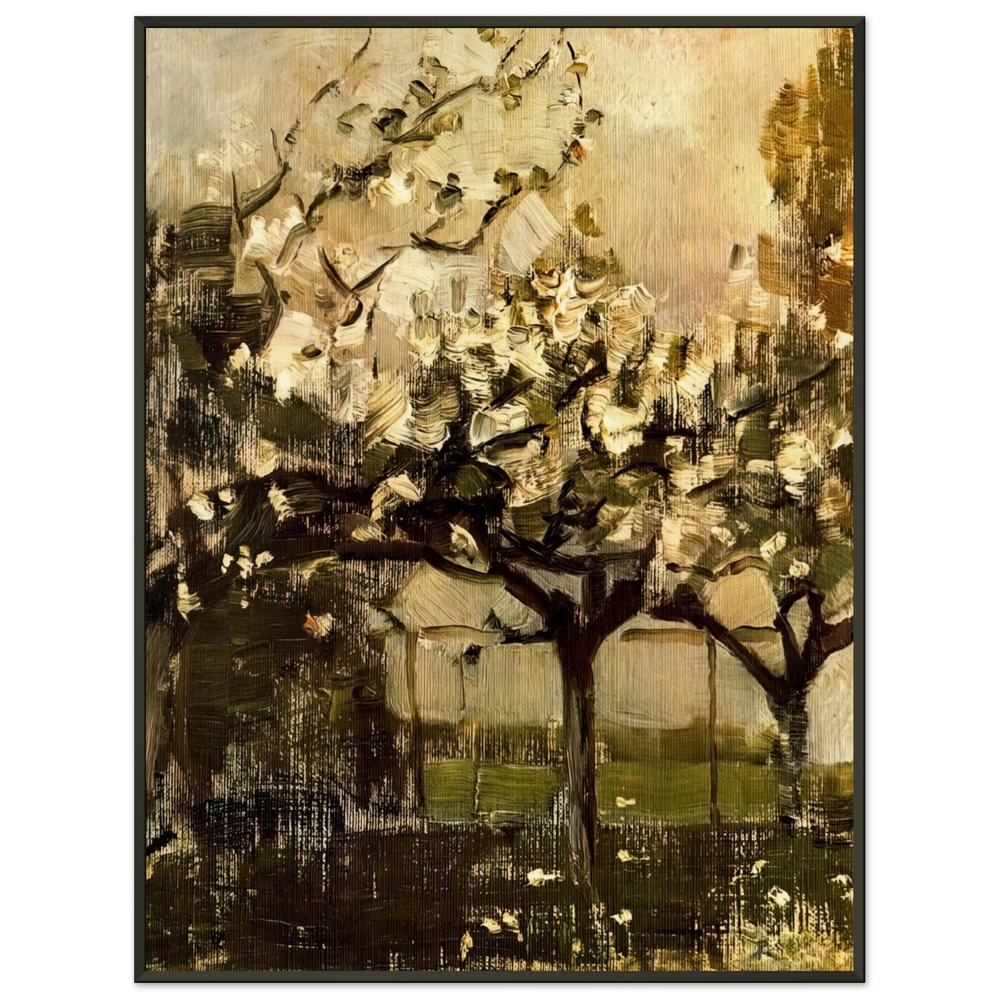 Piet Mondrian  Alberi Framed Art Print  - Aluminum Frame - 40x50 cm / 16x20 inches
