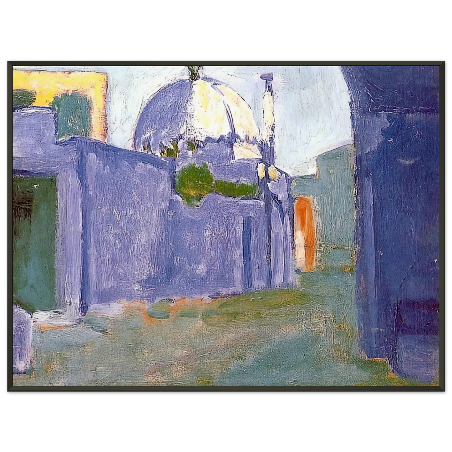 Henri Matisse LE MARABOUT 1912 Framed Art Print - Aluminum Frame - 60x80 cm / 24x32 inches