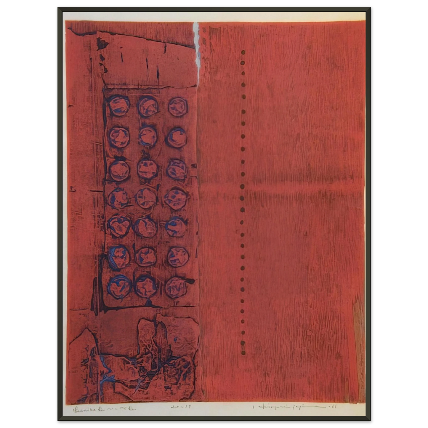 Hiroyuki Tajima Benibe B 1961 Framed Art Print - Aluminum Frame - 40x50 cm / 16x20 inches