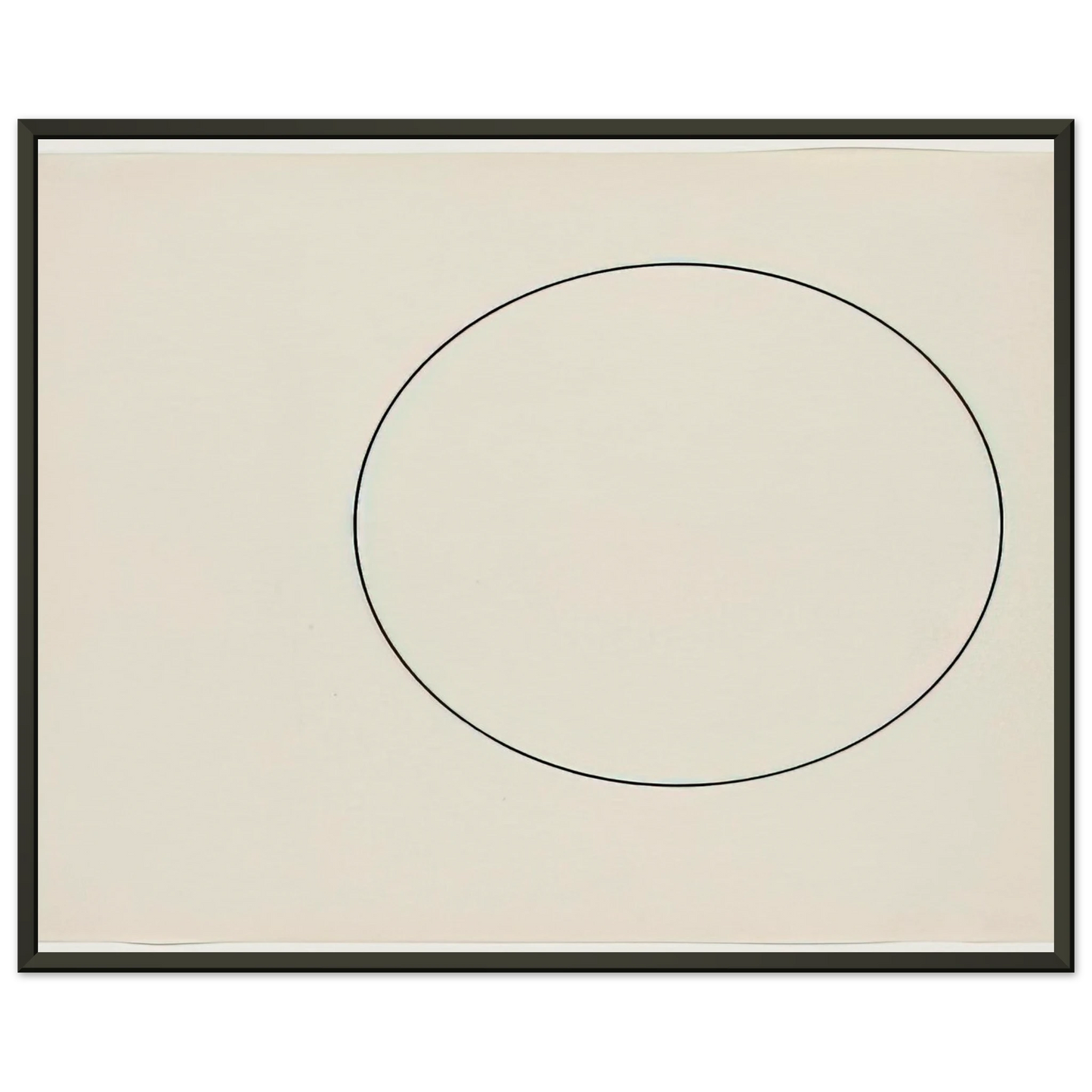 Ellsworth Kelly Circle Line Framed Art Print - Aluminum Frame - 40x50 cm / 16x20 inches