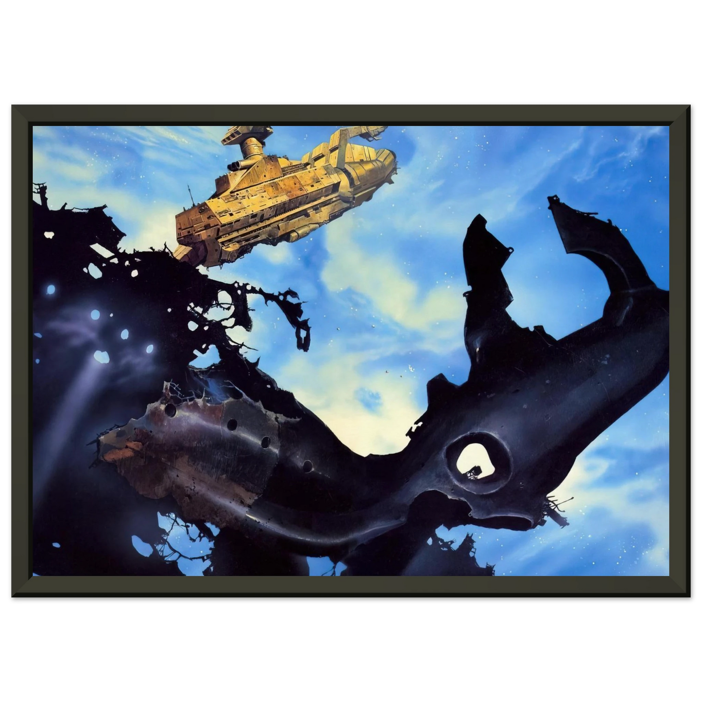 Chris Foss Chris Foss Framed Art Print - Aluminum Frame - 60x80 cm / 24x32 inches