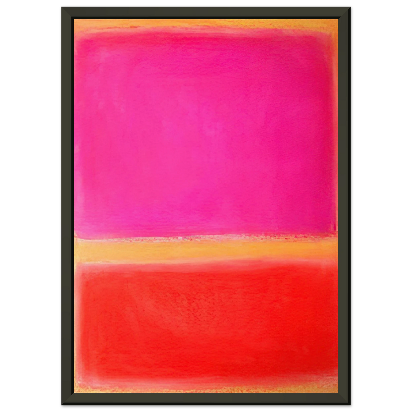 Helen Frankenthaler Untitled Color Field Painting Framed Art Print - Aluminum Frame - 70x100 cm / 28x40 inches
