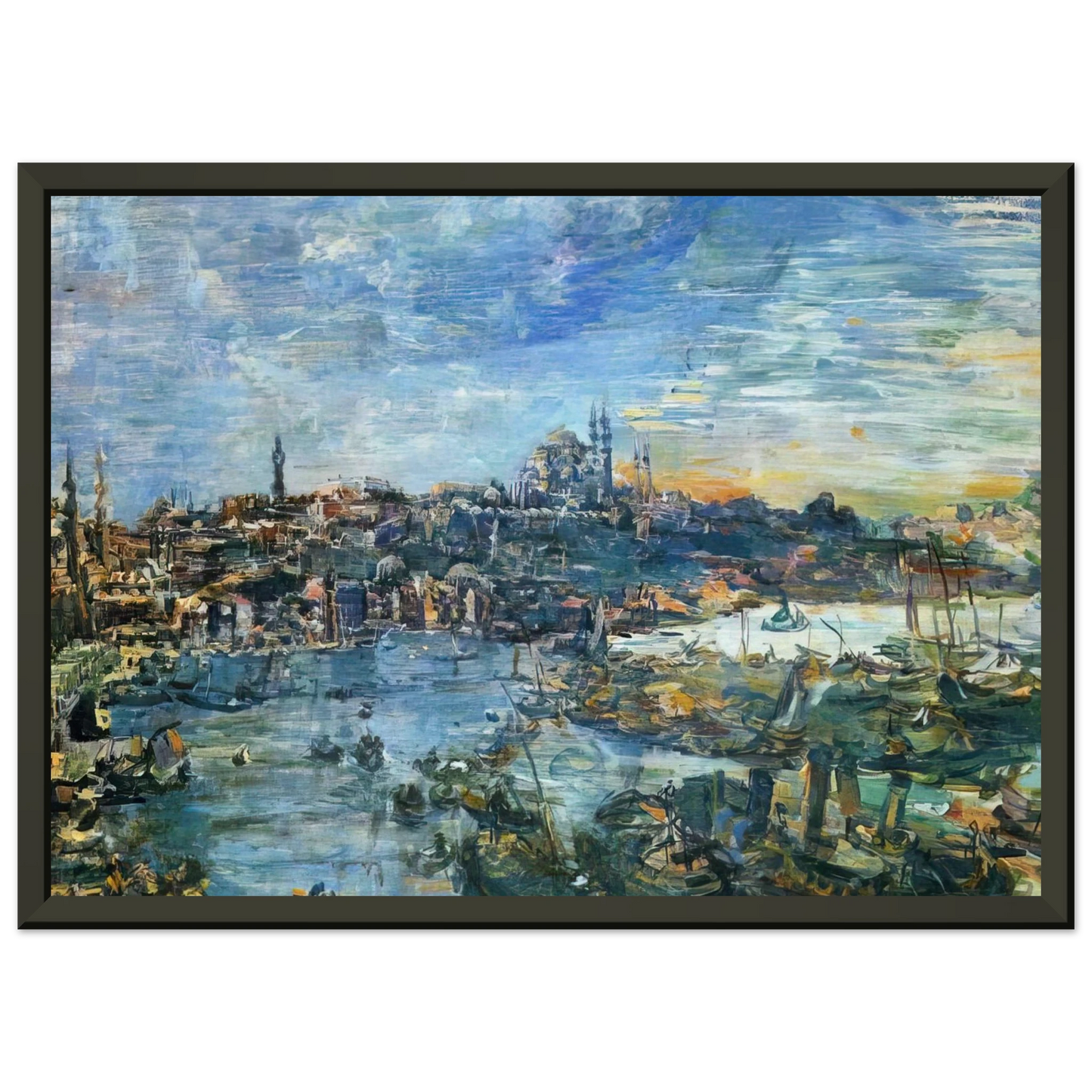 OSKAR KOKOSCHKA NOTDETECTED235883 Framed Art Print - Aluminum Frame - 70x100 cm / 28x40 inches