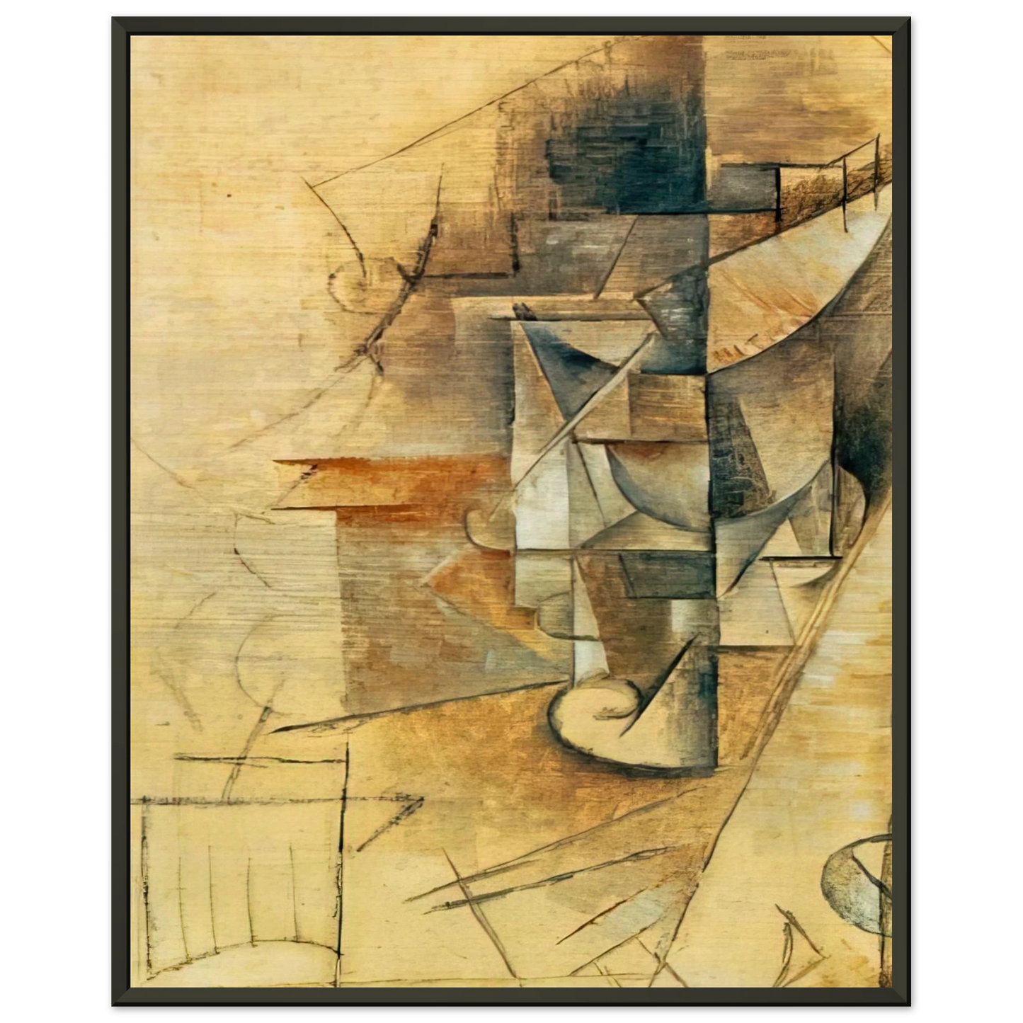 Pablo Picasso  A glass Framed Art Print  - Aluminum Frame - 40x50 cm / 16x20 inches