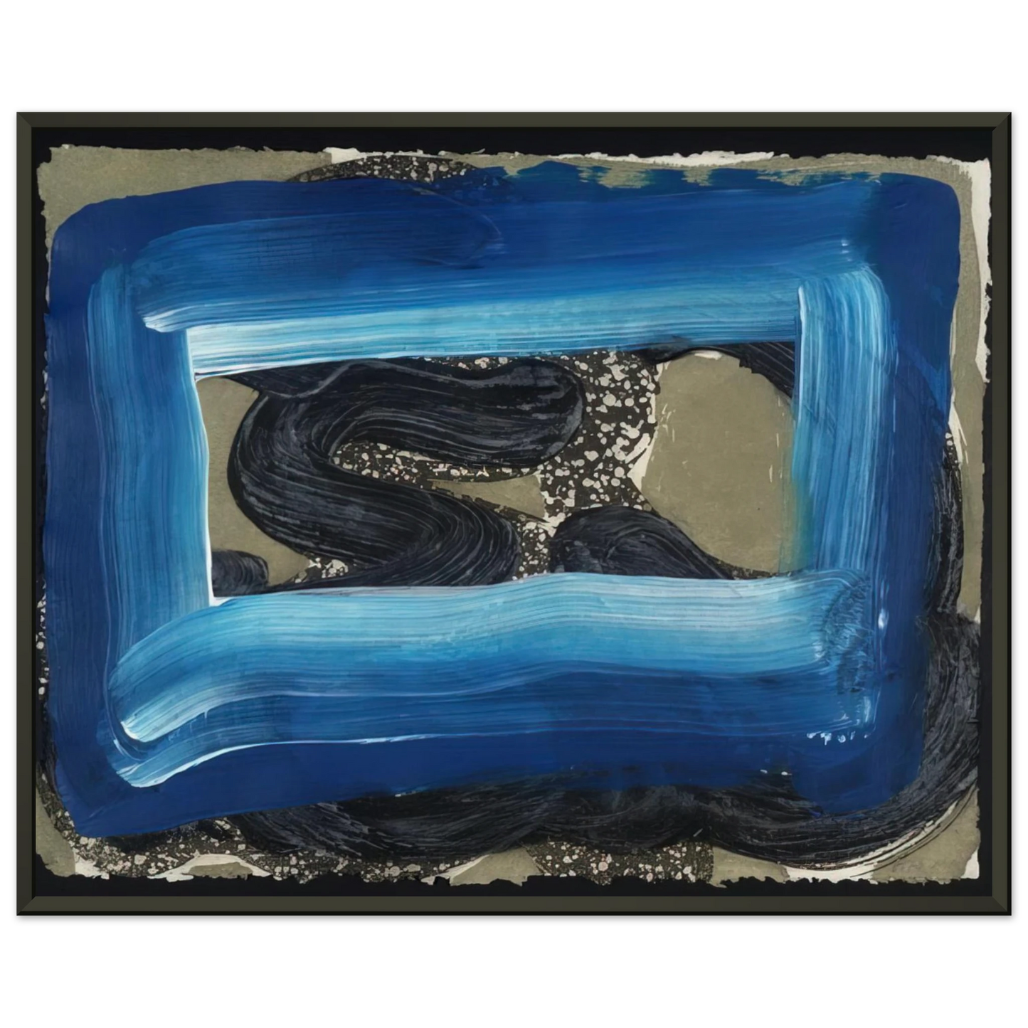 Howard Hodgkin Seafood 2001 Framed Art Print - Aluminum Frame - 40x50 cm / 16x20 inches