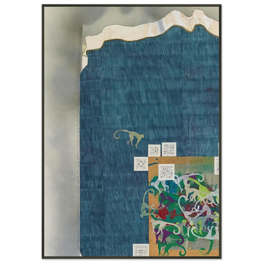 Alighiero Boetti  UNTITLED Framed Art Print  - Aluminum Frame - 21x29.7 cm / 8x12"