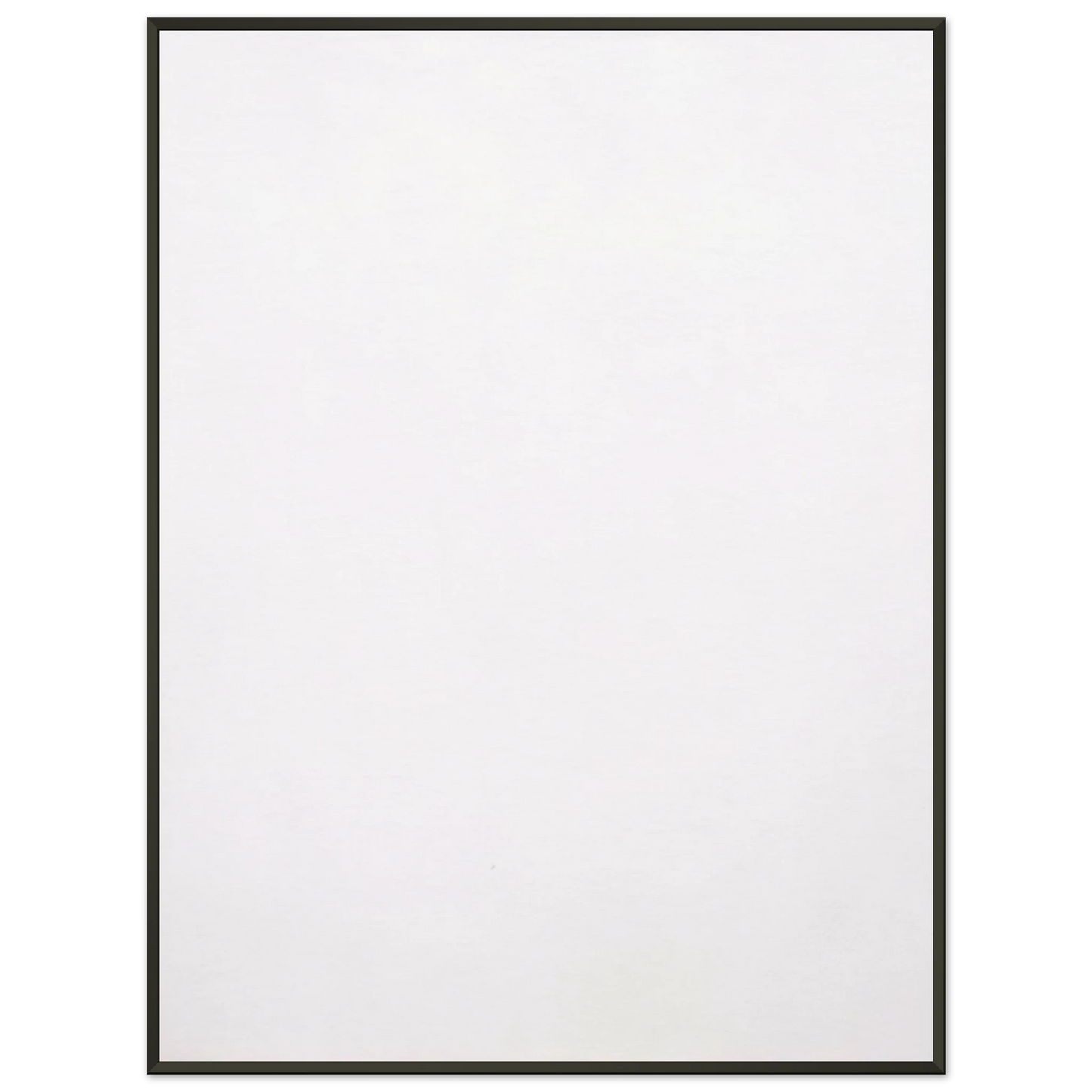 Robert Rauschenberg WHITE PAINTING 1951 Framed Art Print - Aluminum Frame - 40x50 cm / 16x20 inches