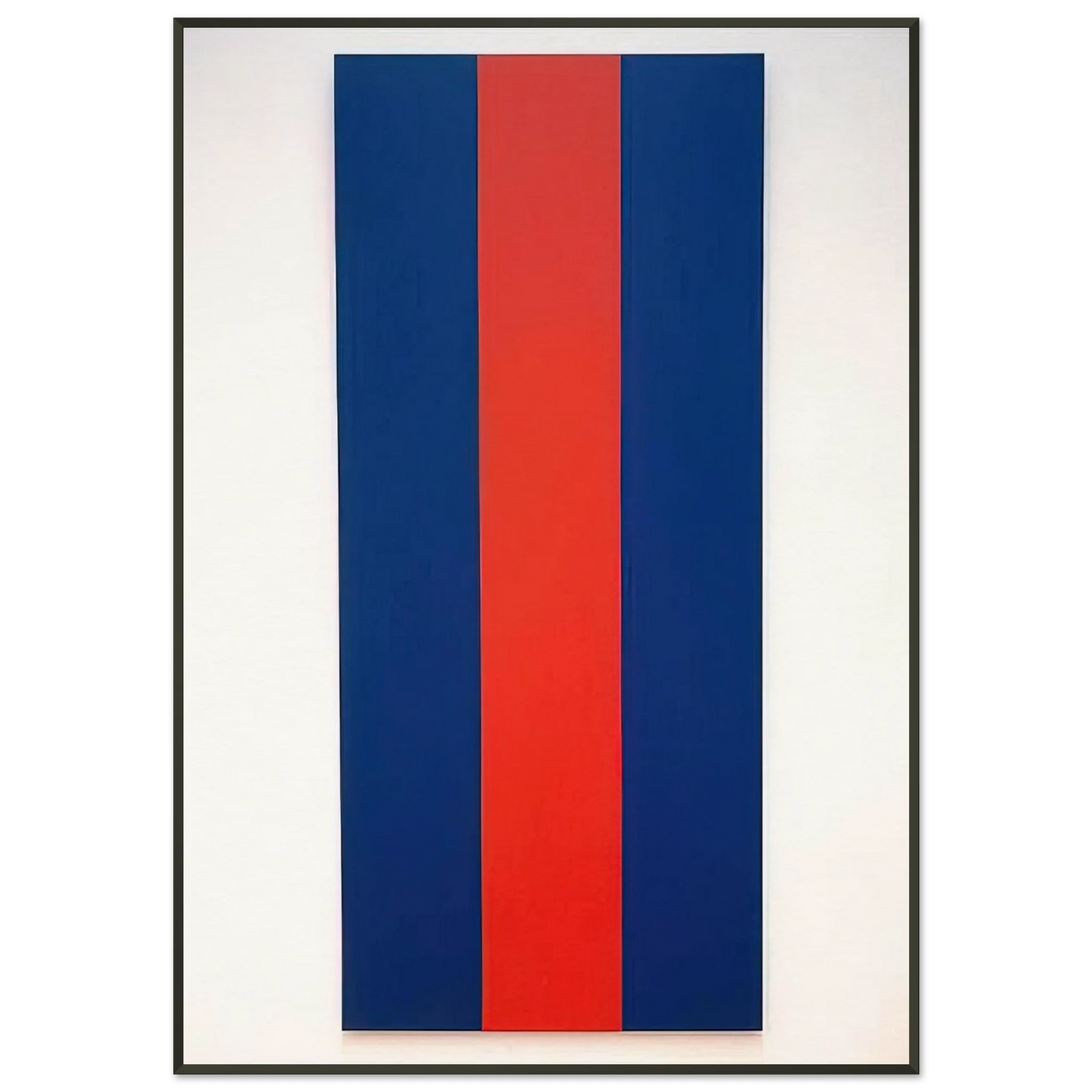 Barnett Newman Voice of Fire Framed Art Print - Aluminum Frame - 21x29.7 cm / 8x12"