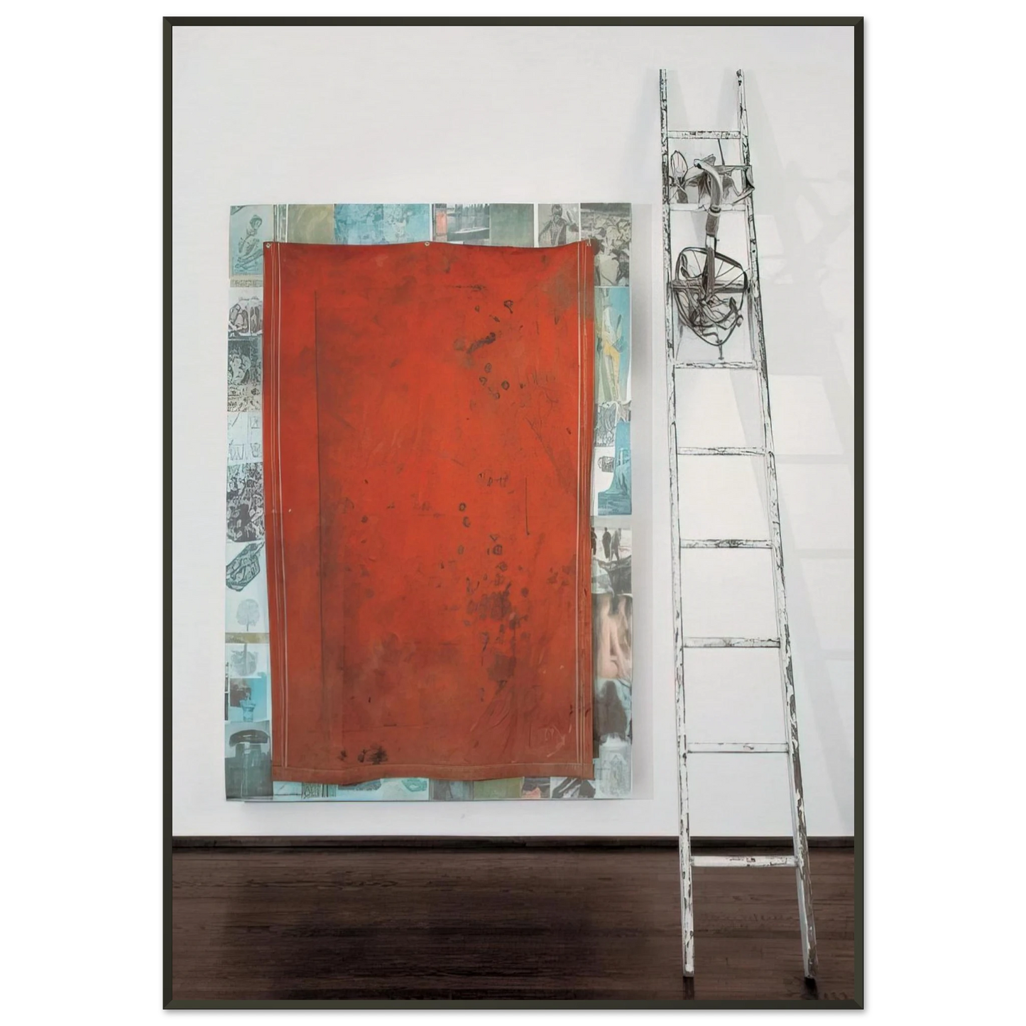 Robert Rauschenberg MANGO ICE CAVE SCALE 1977 Framed Art Print - Aluminum Frame - 21x29.7 cm / 8x12"