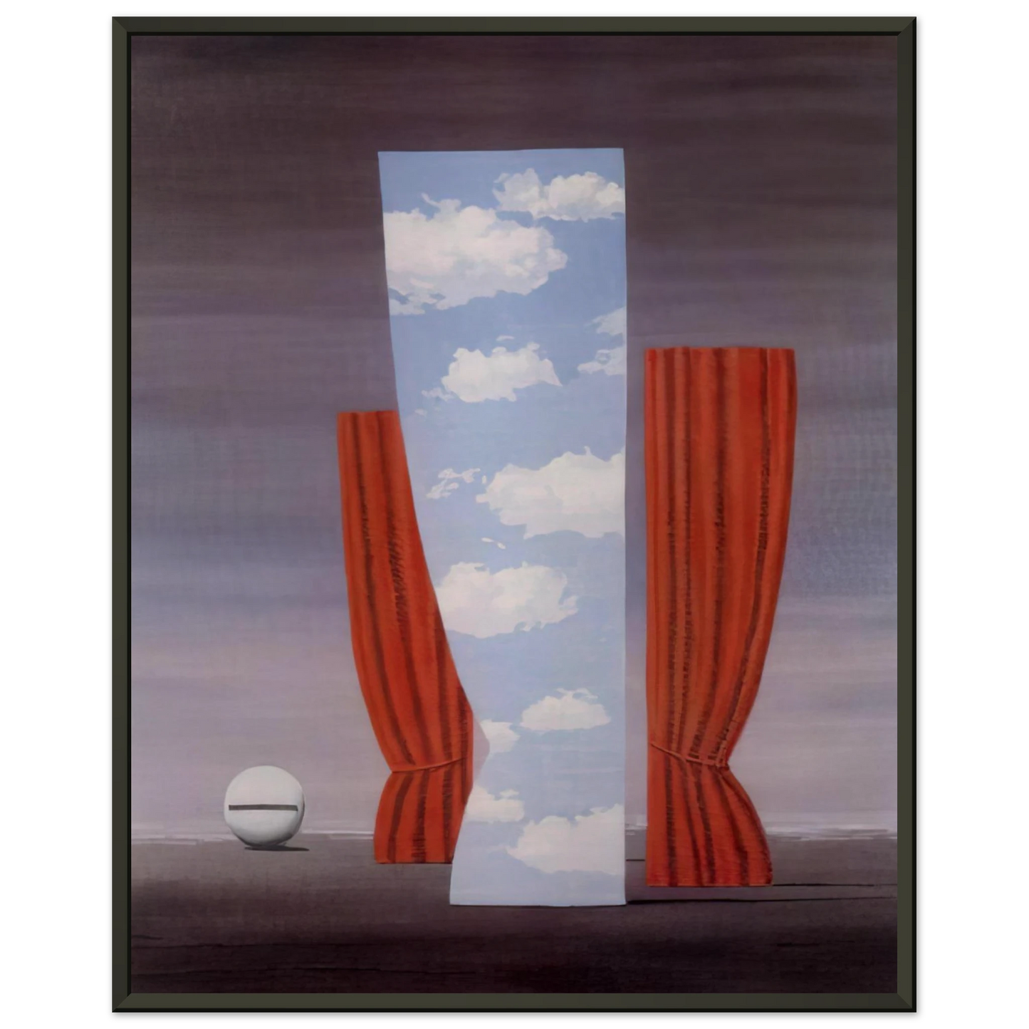 Rene Magritte GIOCONDA 1964 Framed Art Print - Aluminum Frame - 70x100 cm / 28x40 inches