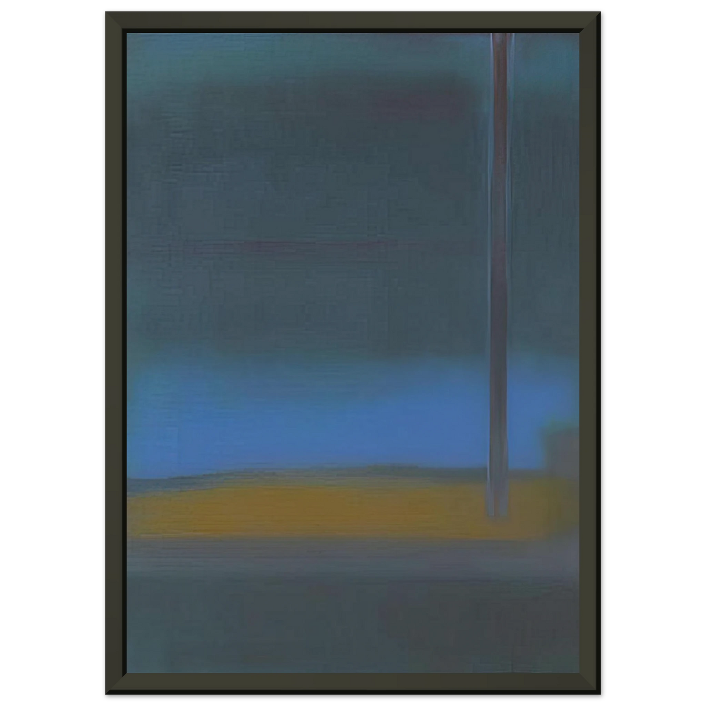 Esteban Vicente ONE DAY 1976 Framed Art Print - Aluminum Frame - 70x100 cm / 28x40 inches