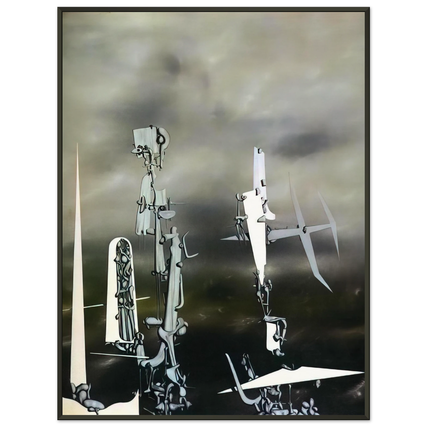 Yves Tanguy Phantoms Framed Art Print - Aluminum Frame - 70x100 cm / 28x40 inches