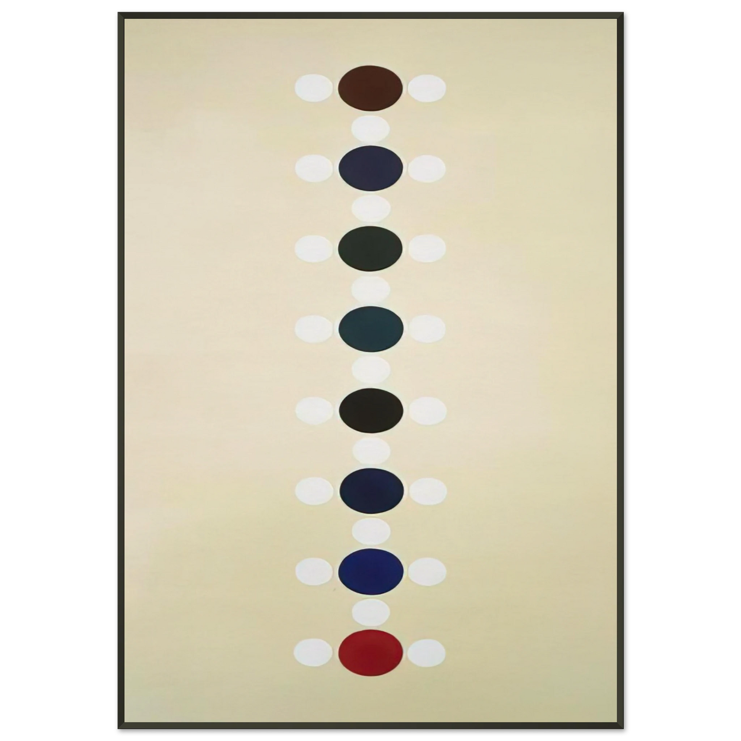 Thomas Downing Tsivory 1972 Framed Art Print - Aluminum Frame - 21x29.7 cm / 8x12"